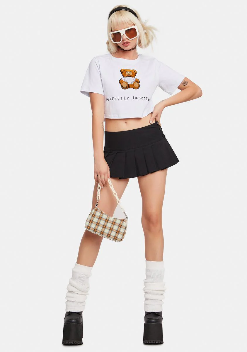 Perfectly Imperfect Teddy Crop Top - Image 3