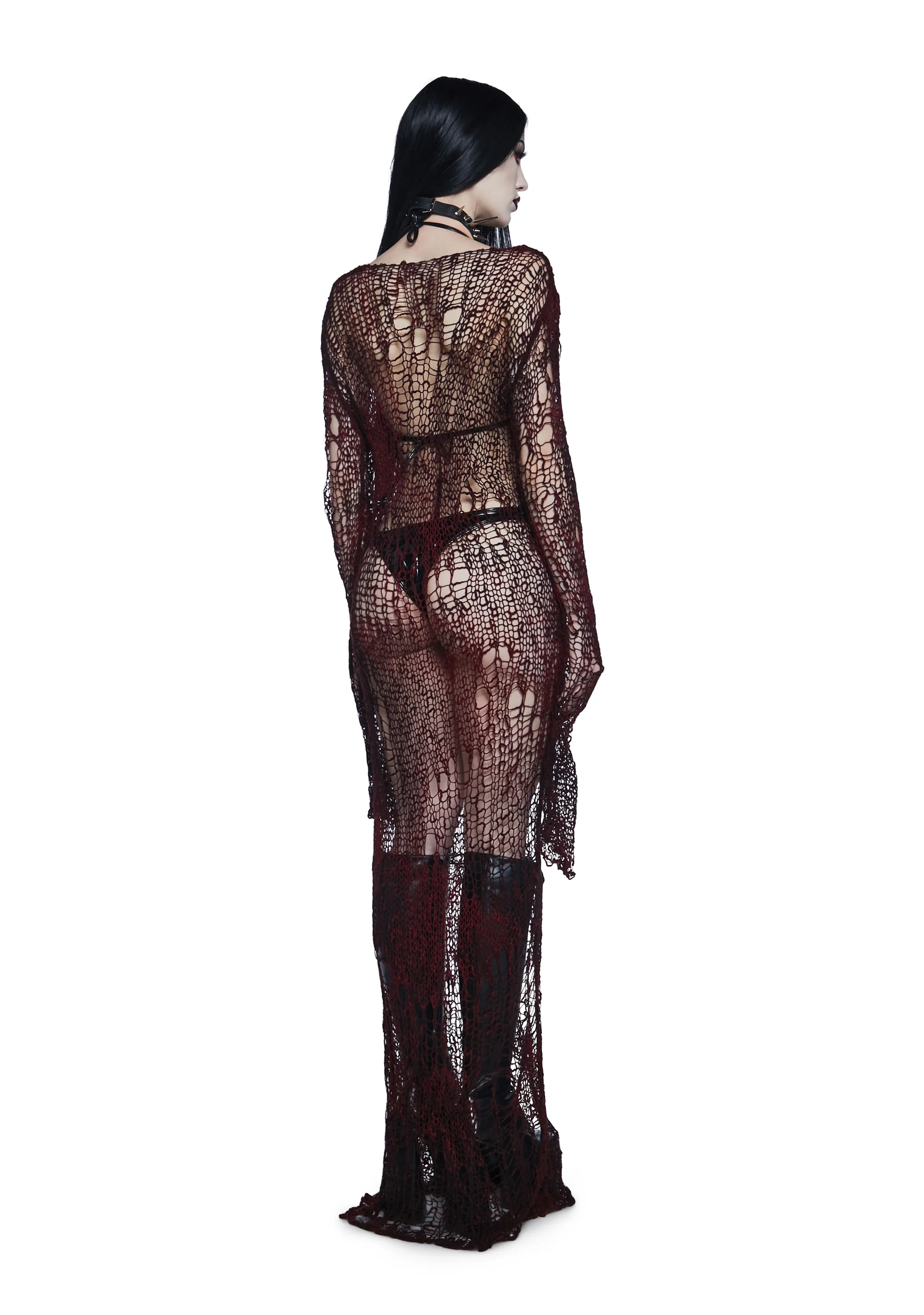 Perpetual Dusk Maxi Knit Dress - Image 4