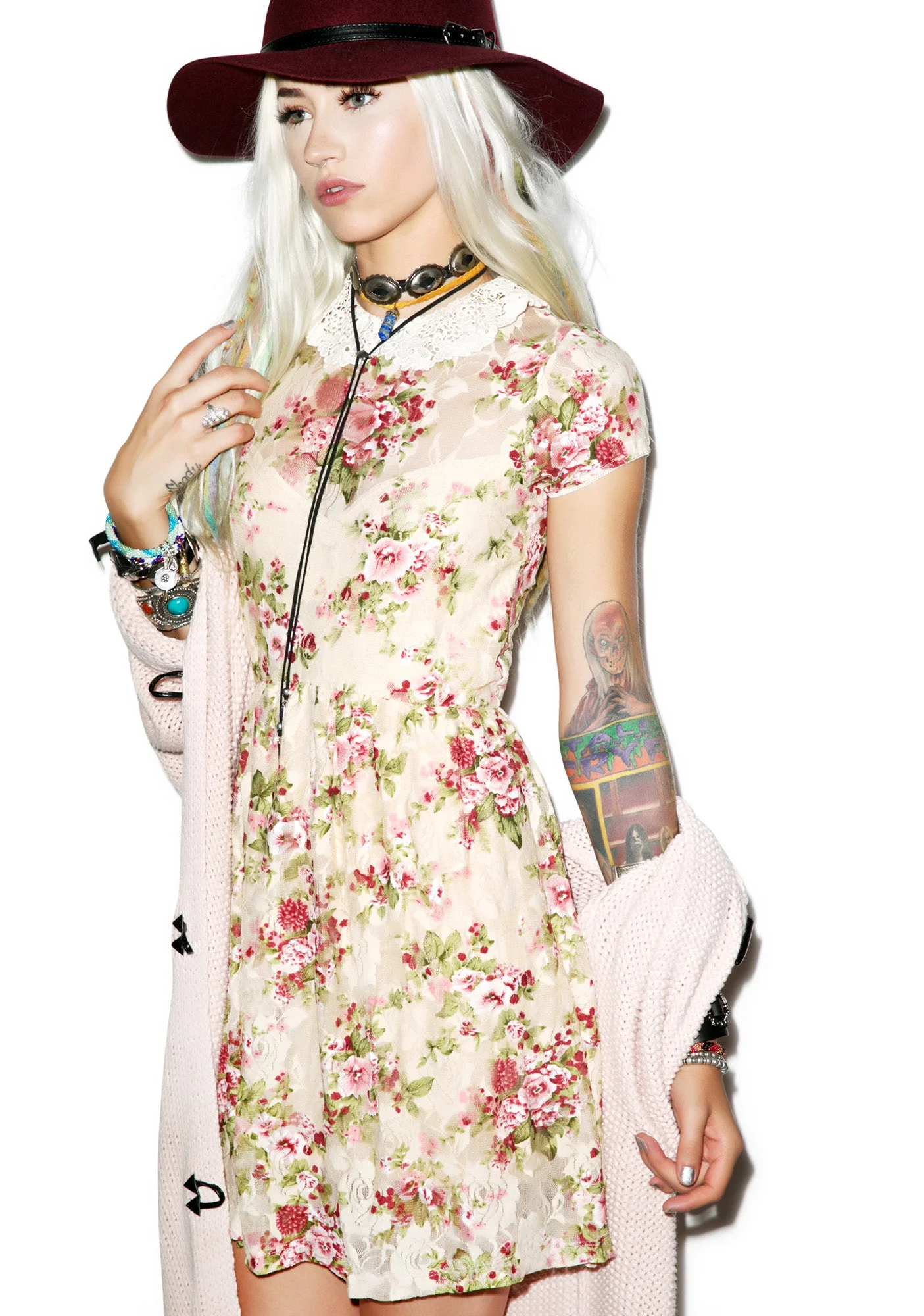 Peter, Paul And Bloody Mary's Baby Doll Dress - Off White - Image 4