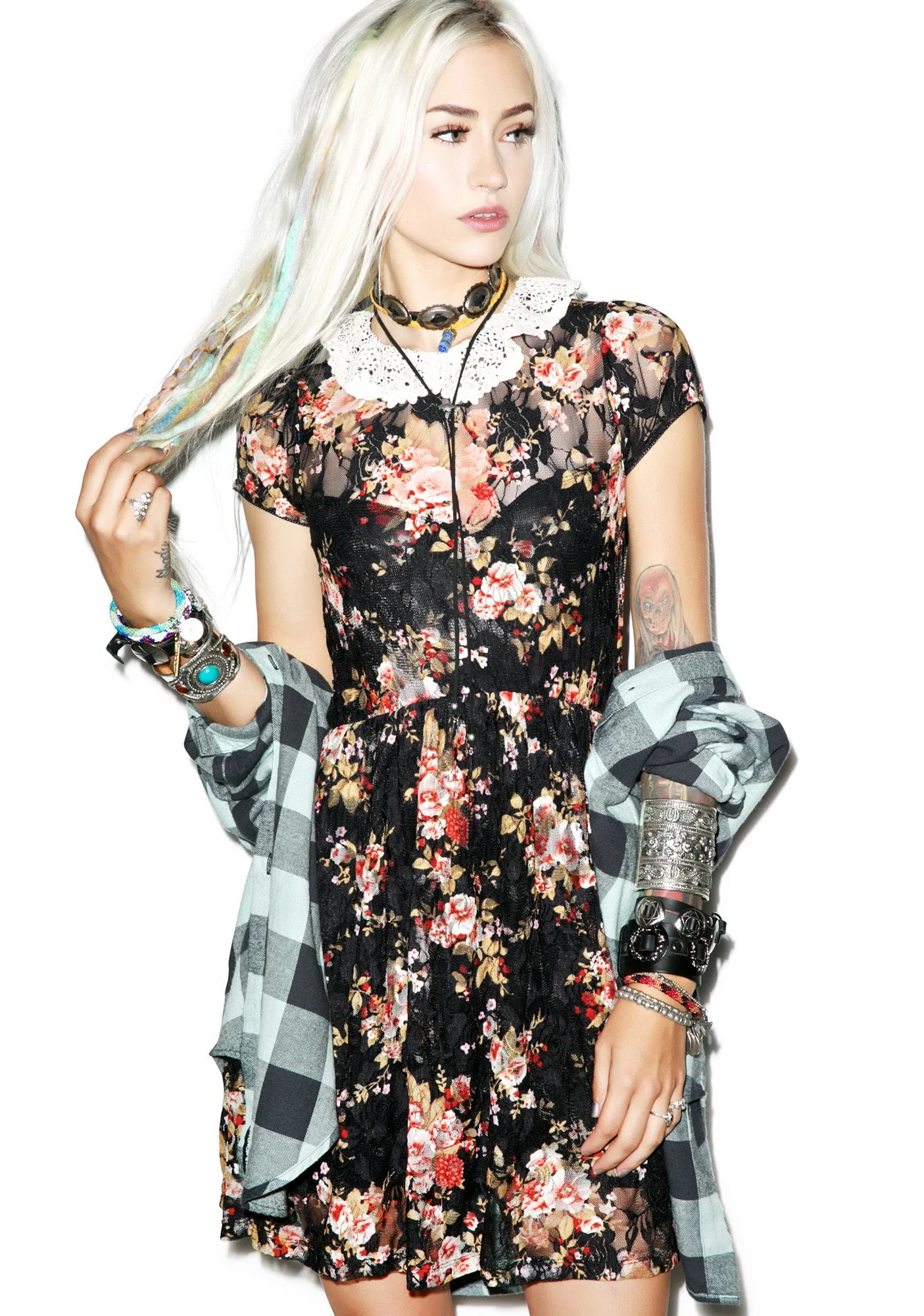Peter, Paul And Bloody Mary's Baby Doll Dress - Off White - Image 8