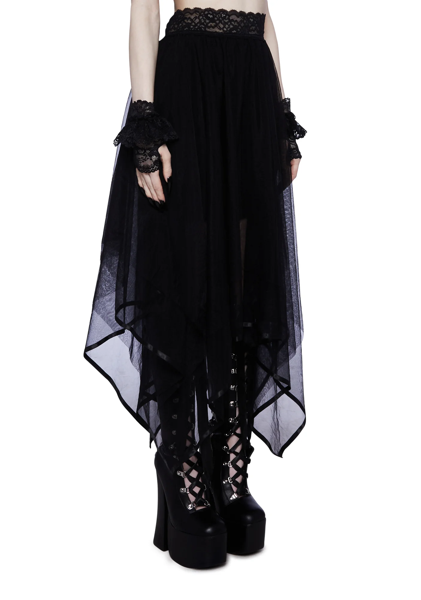 Phantom Devotion Midi Skirt - Image 3
