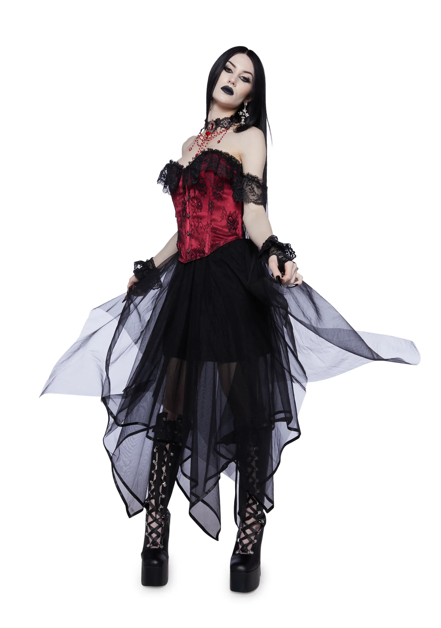 Phantom Devotion Midi Skirt - Image 5