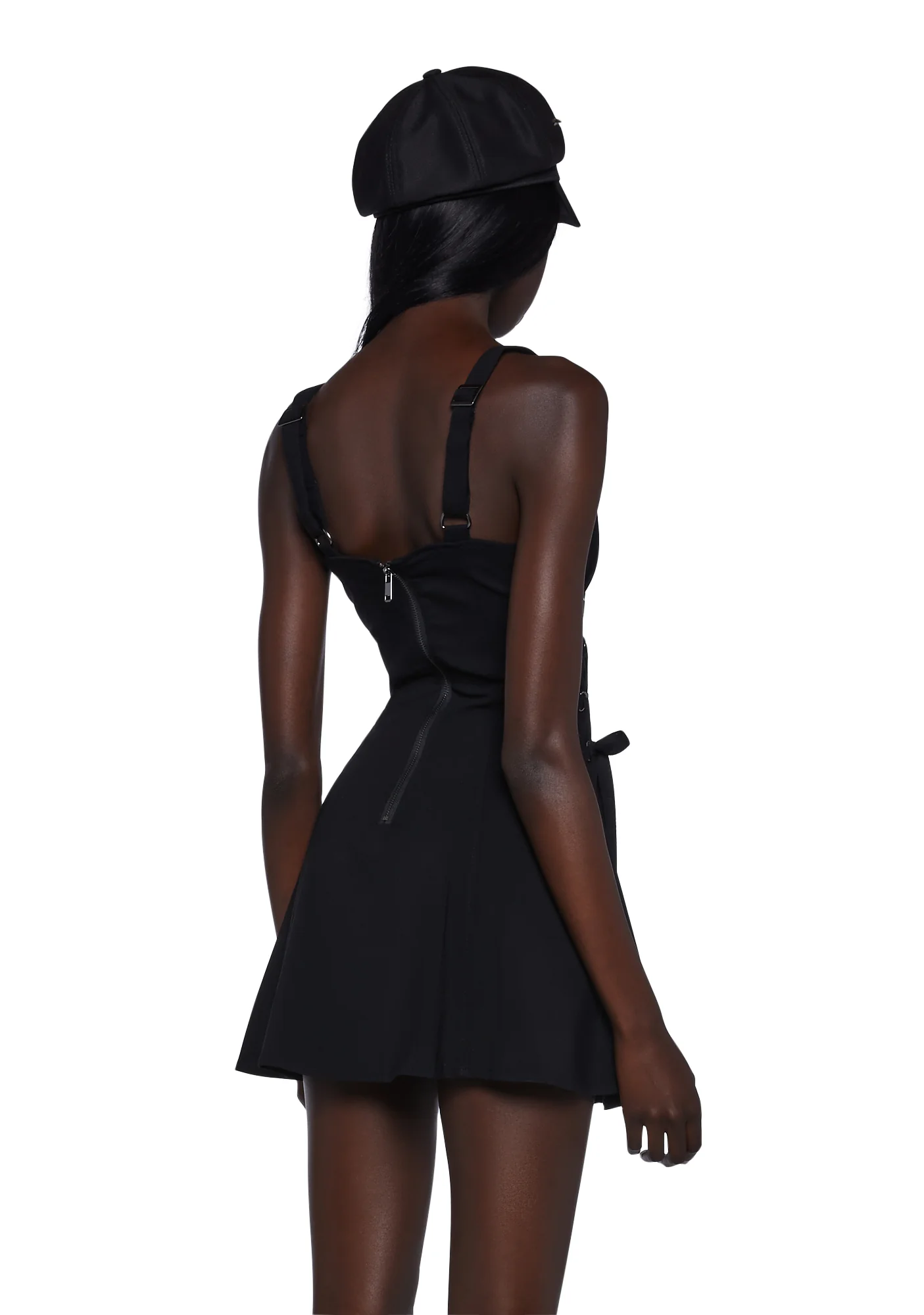 Photo Op Lace-Up Dress - Image 4