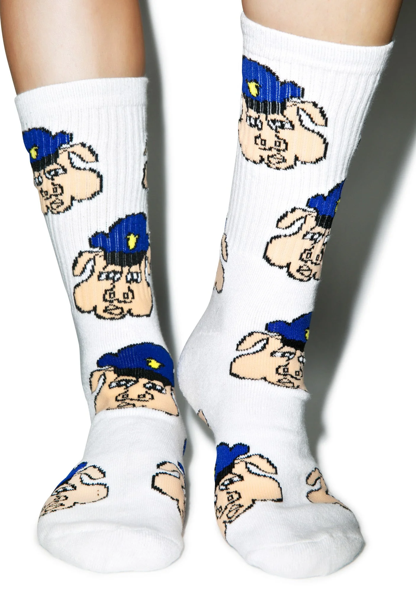 Pig Cop Socks - Black - Image 8