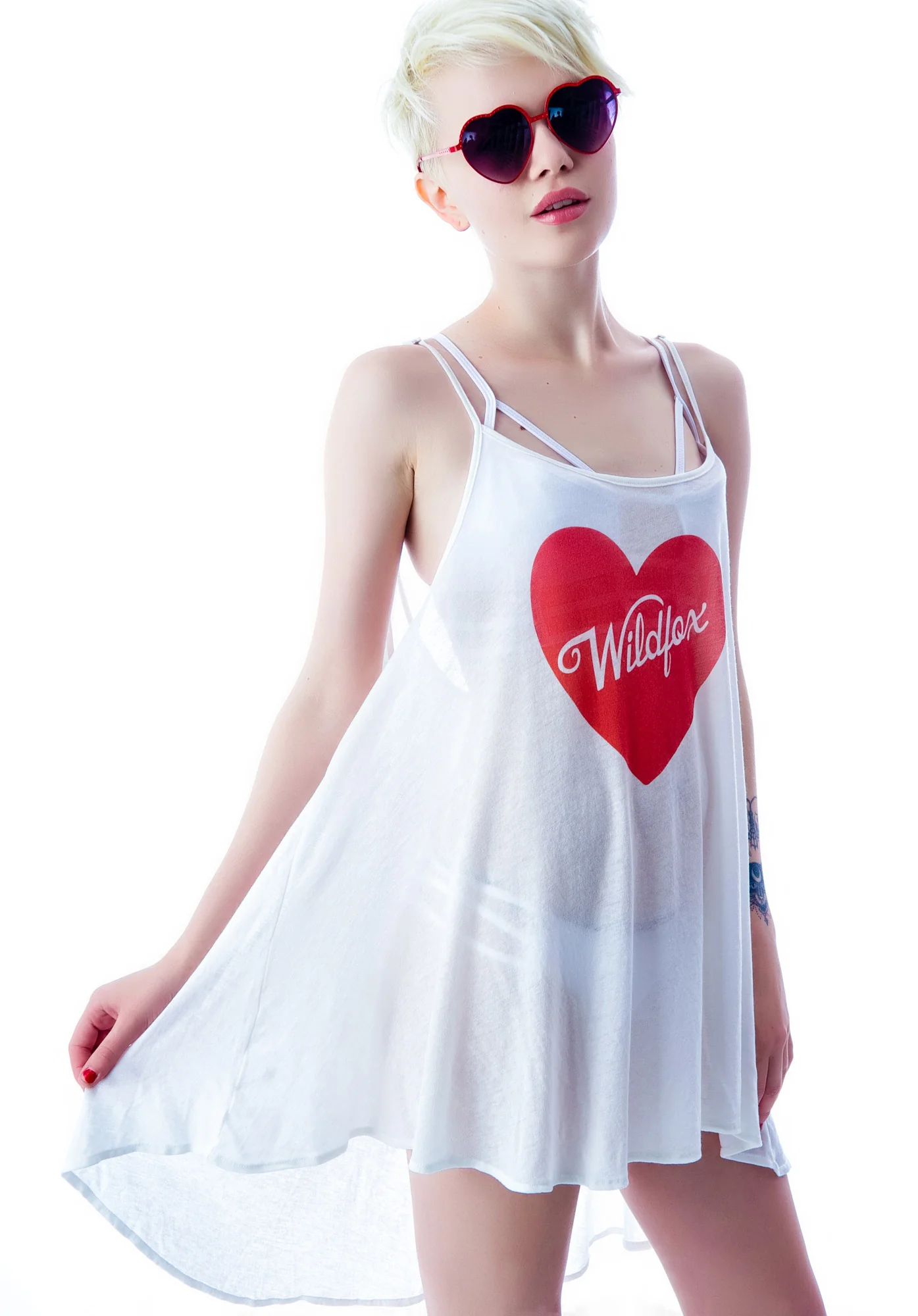 Pin-Up Heart Bell's Beach Dress - Image 3