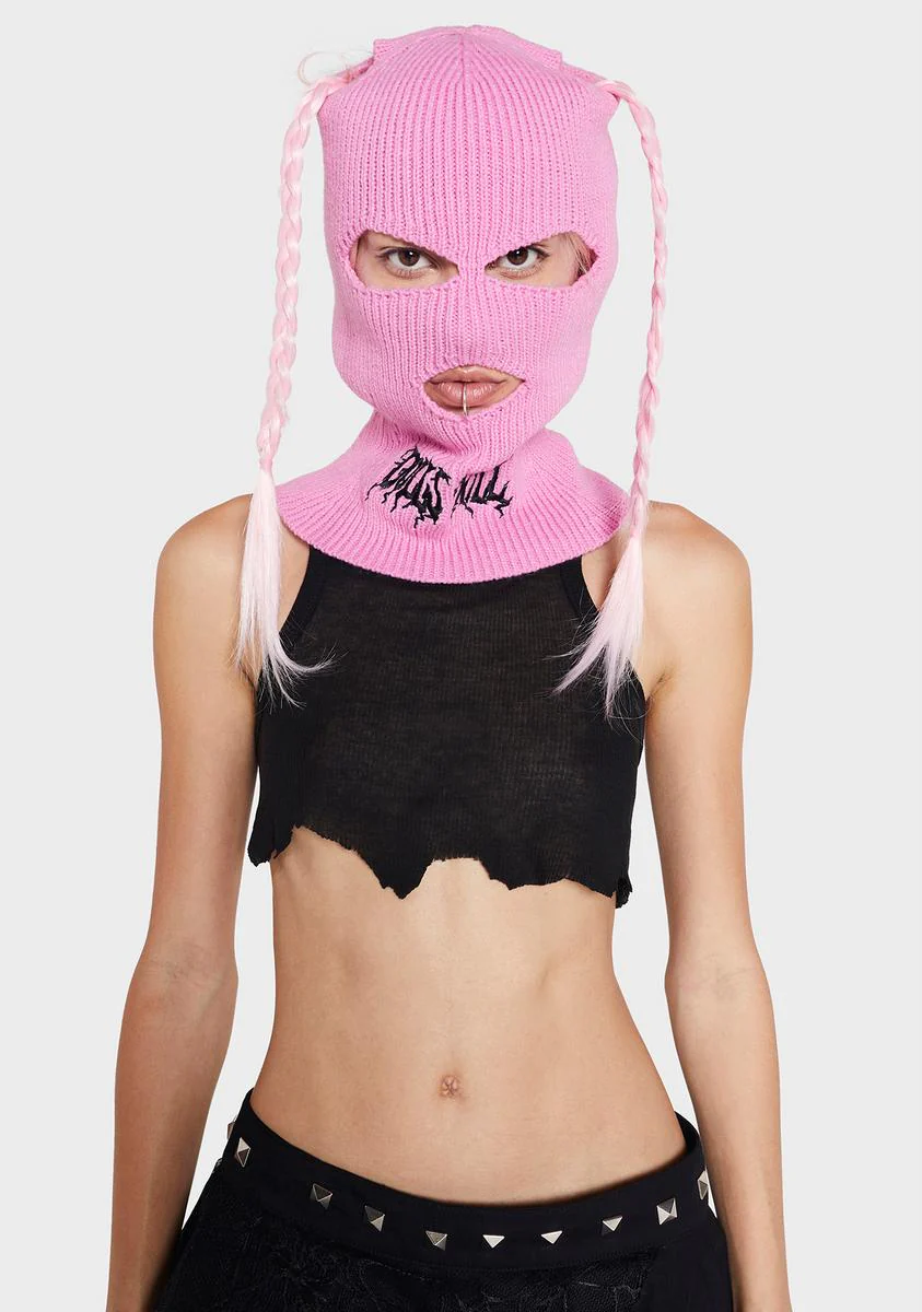 Pink DK Logo Ski Mask - Image 5