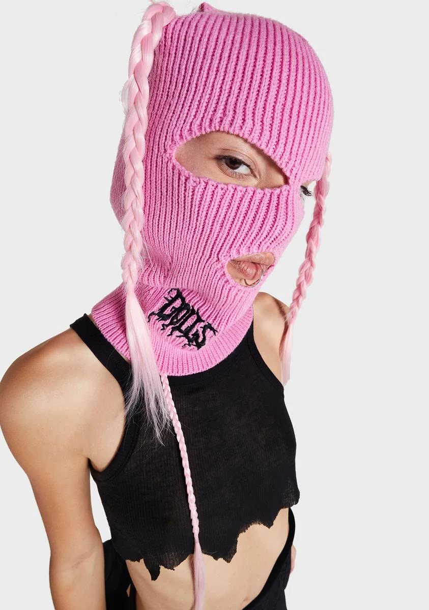 Pink DK Logo Ski Mask - Image 6