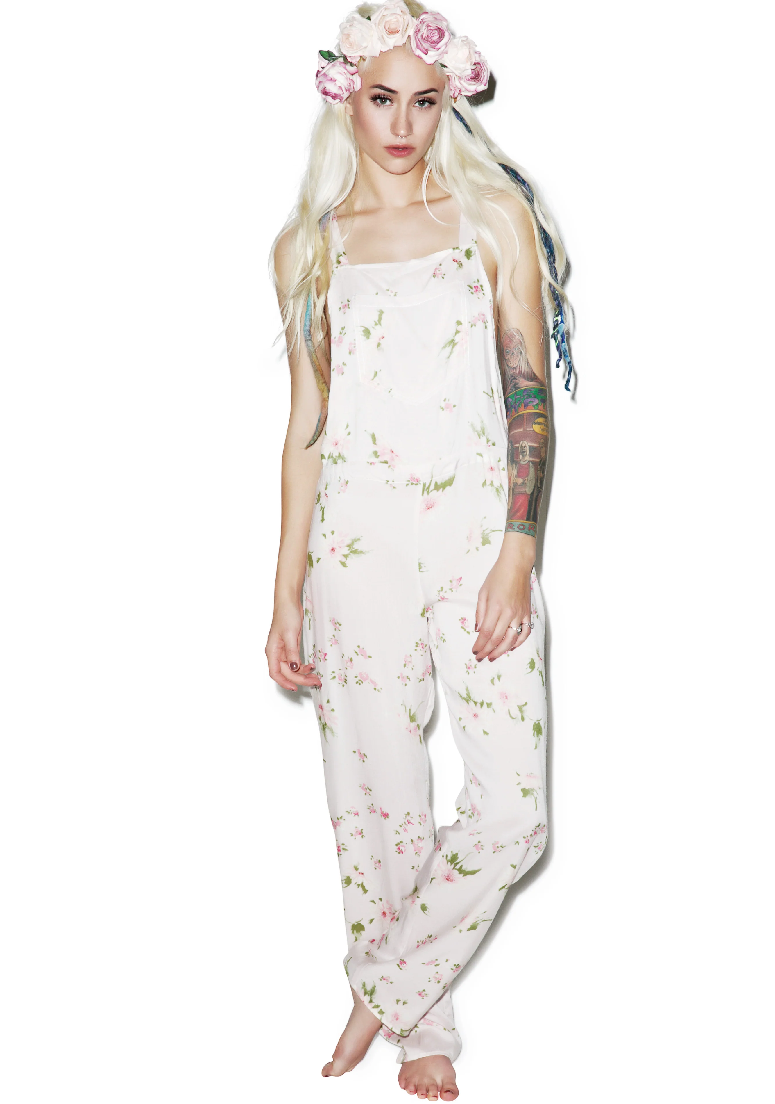 Pink Petals Long Overall Jumper - Image 5