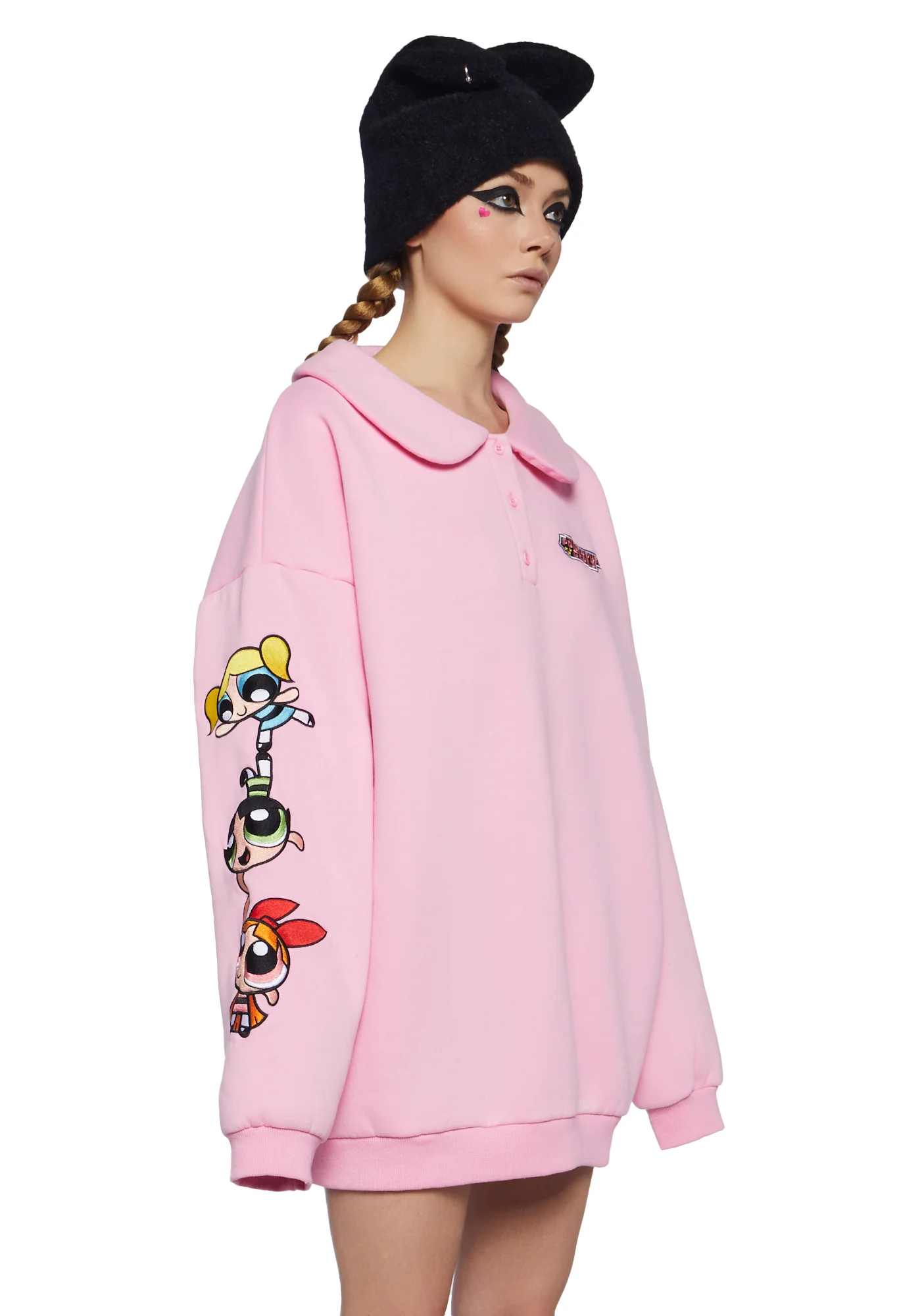 Just Having Fun Collared Sweater - Image 3