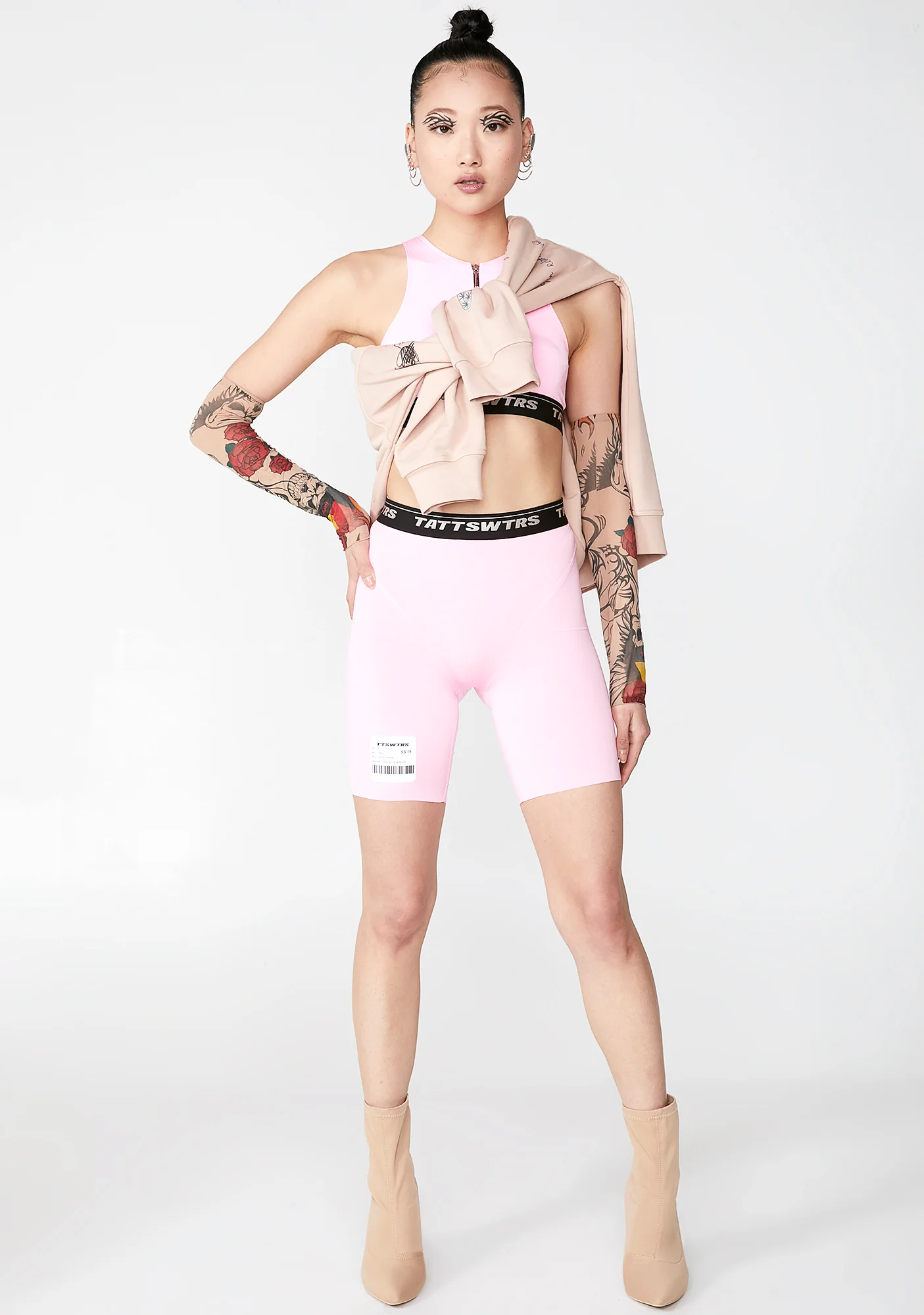 Pink Short Leggings - Image 3