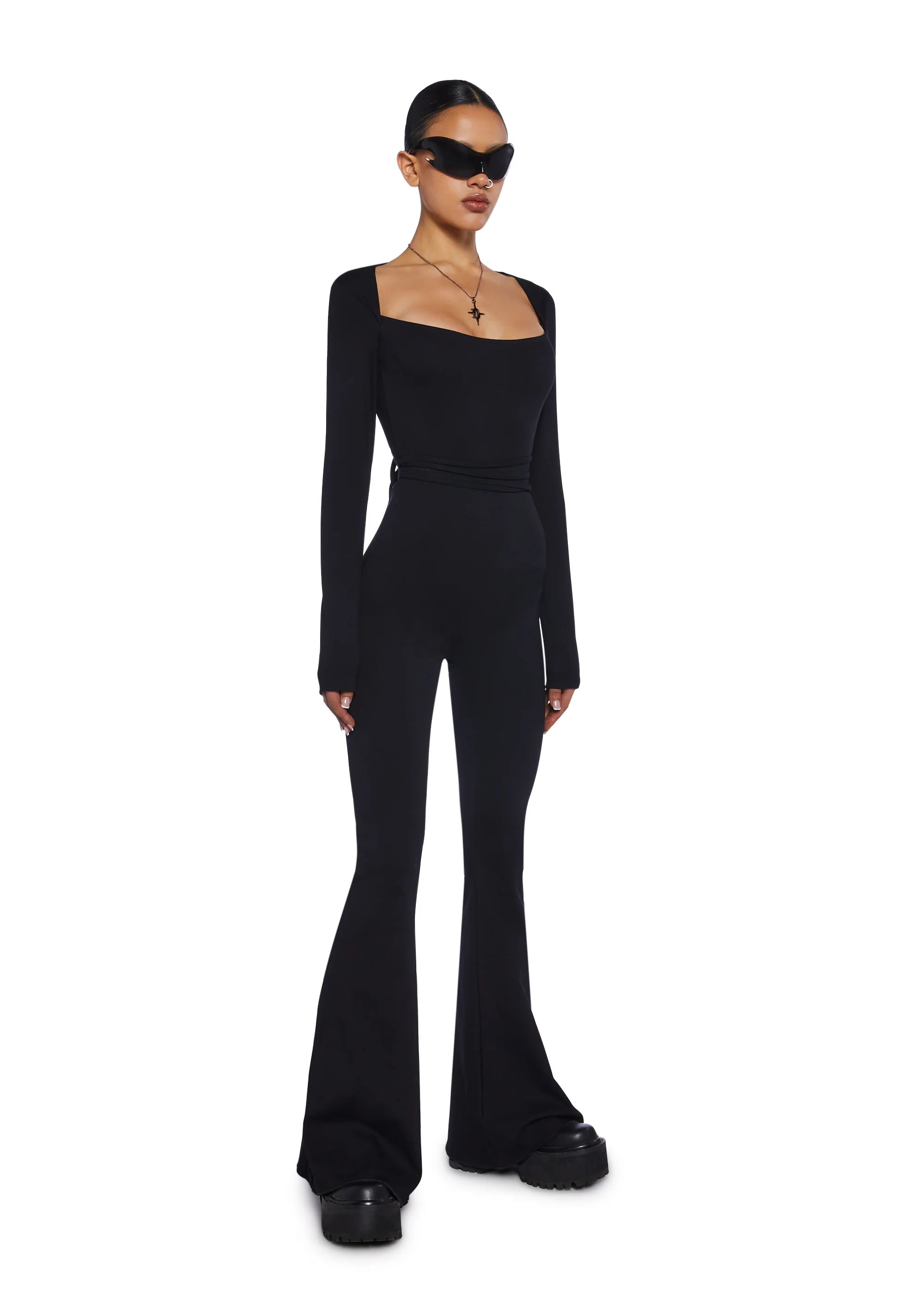 Pitch Open Back Jumpsuit - Image 4