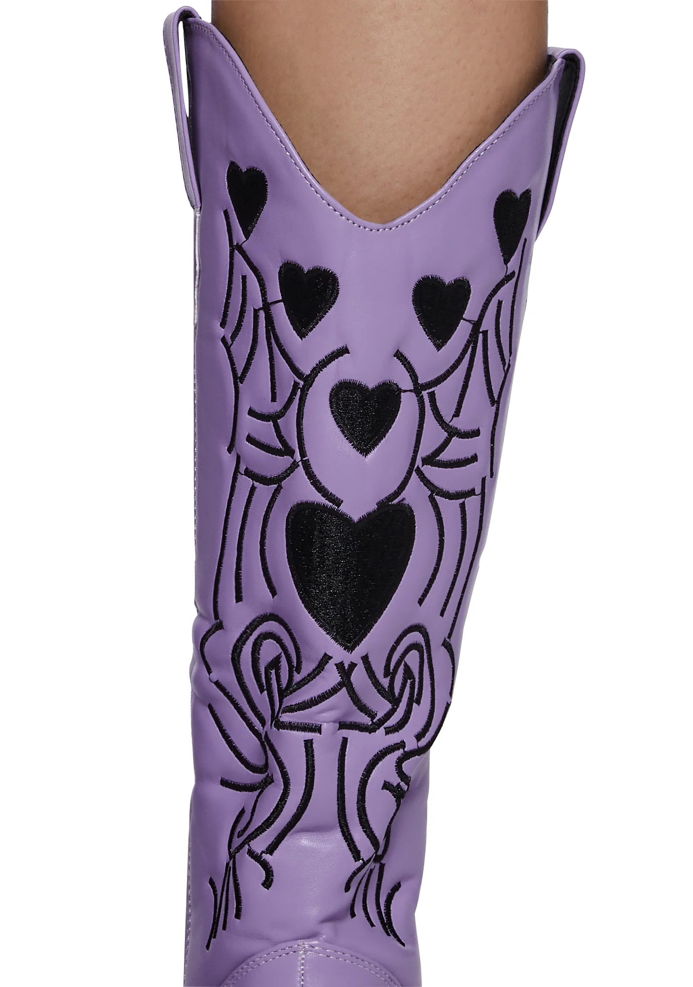Pitchin' A Fit Cowboy Boots - Purple - Image 2