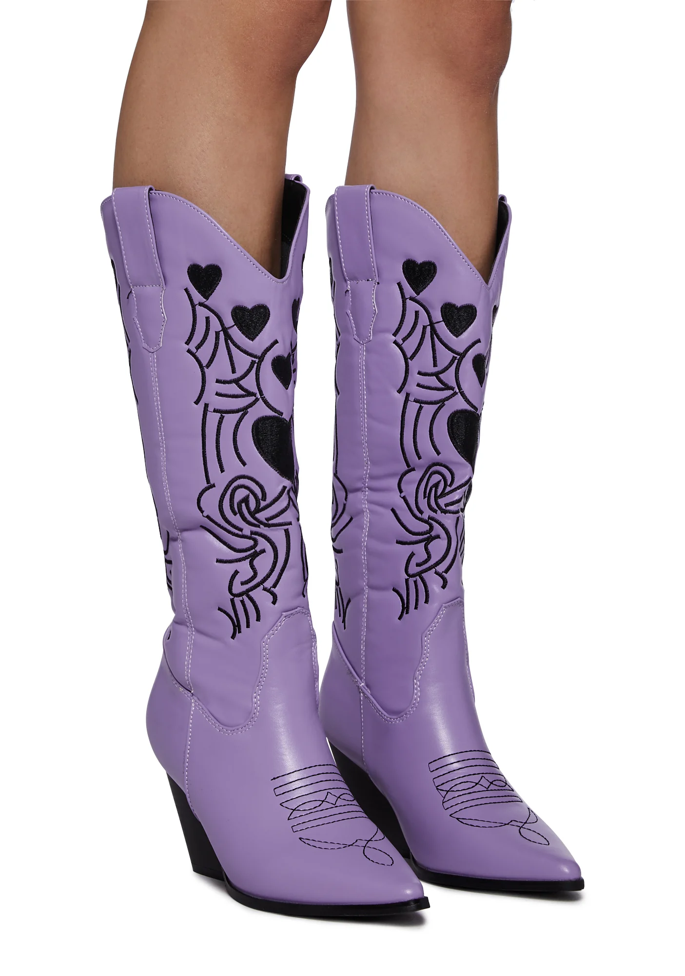 Pitchin' A Fit Cowboy Boots - Purple - Image 3