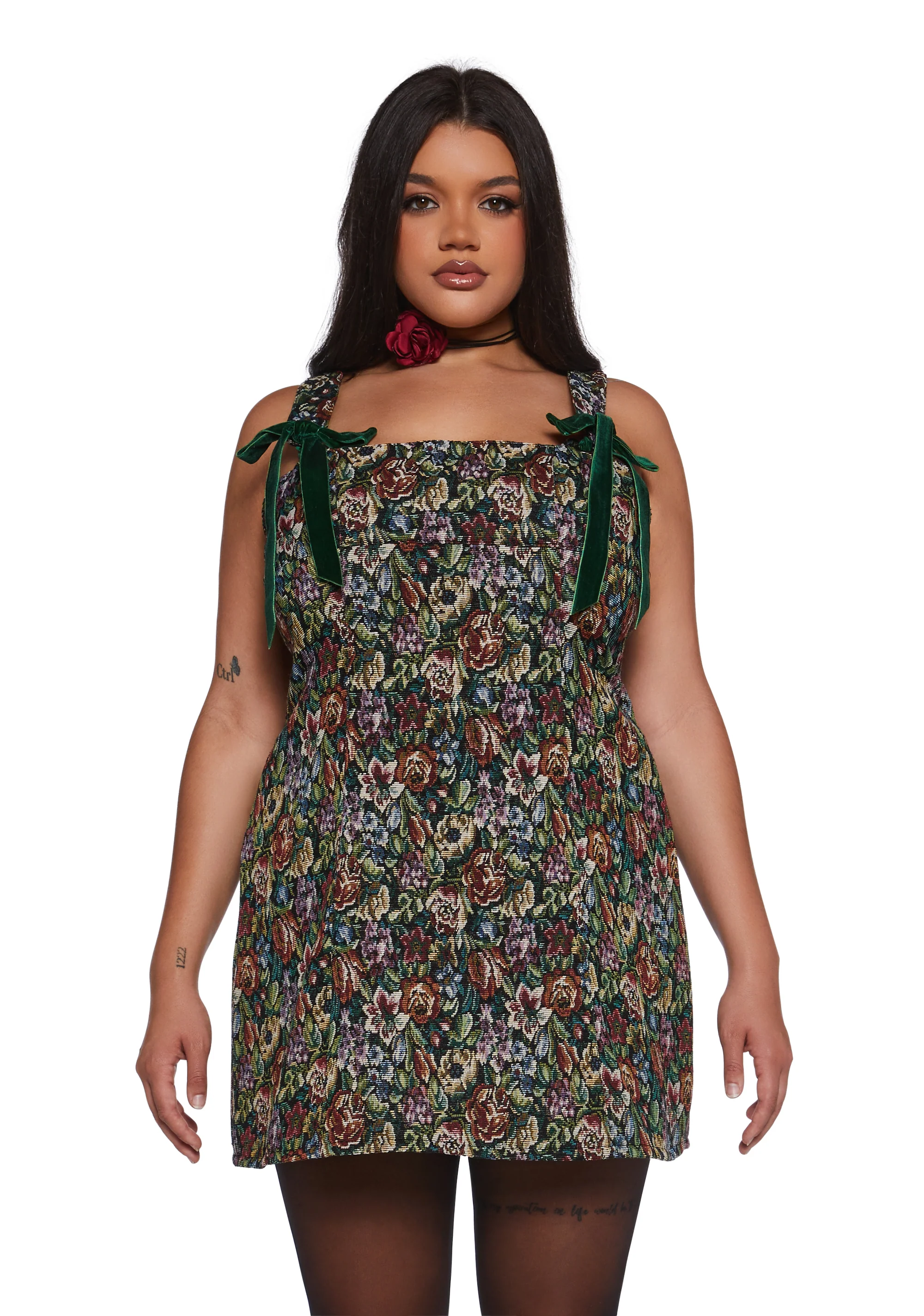 Pixie Stardust Mini Dress - Jacquard - Image 2
