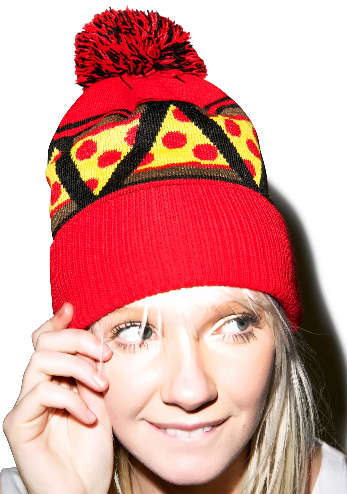 Pizza Knit Beanie - Image 4