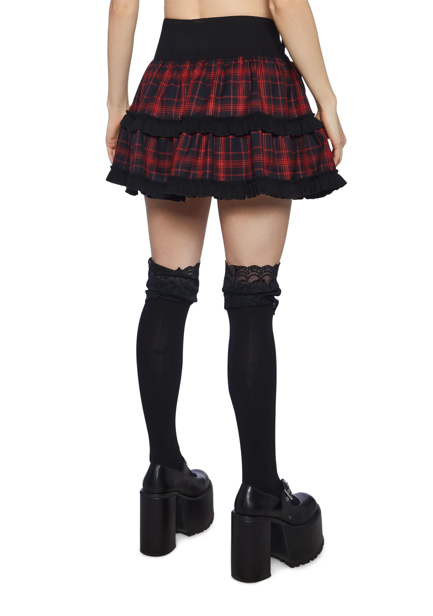 Goth Grooves Mini Skirt - Image 4