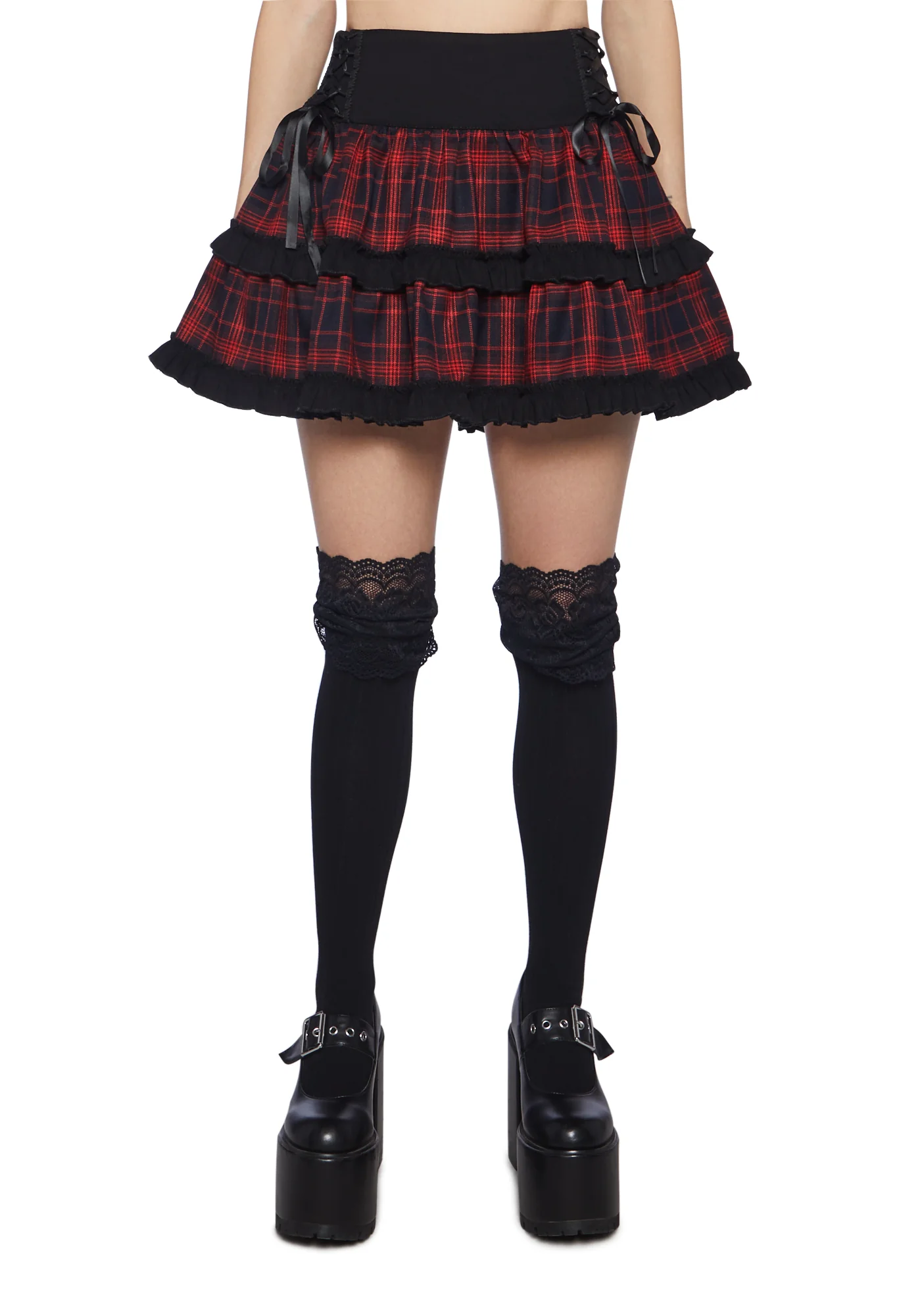 Goth Grooves Mini Skirt - Image 6