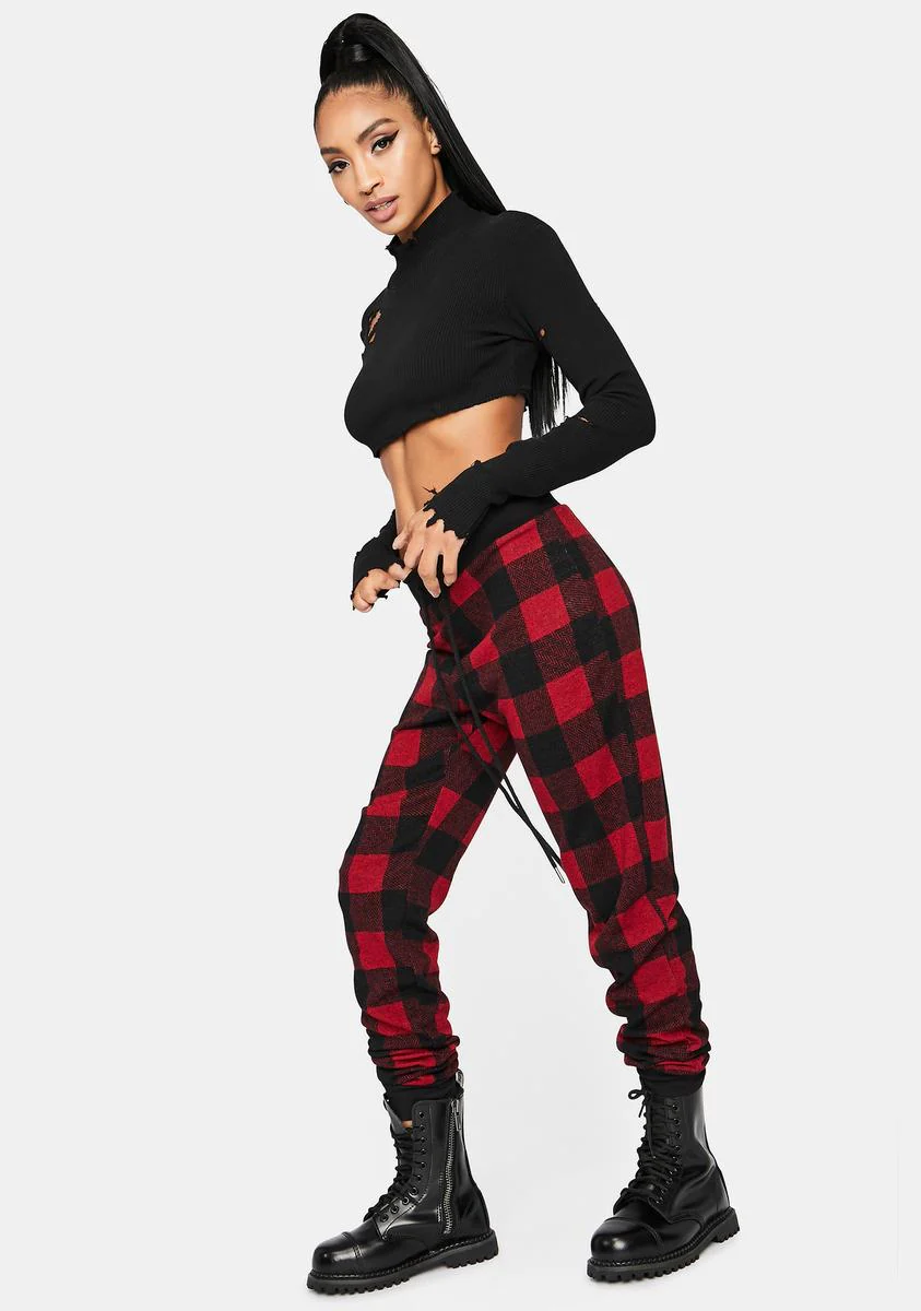 Plaid To Meet You Lounge Pants - Image 2