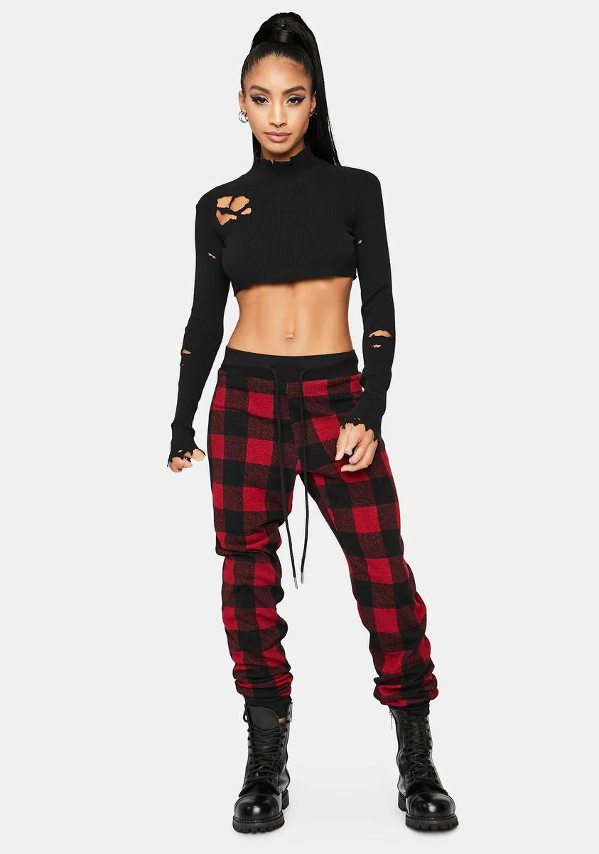 Plaid To Meet You Lounge Pants - Image 3