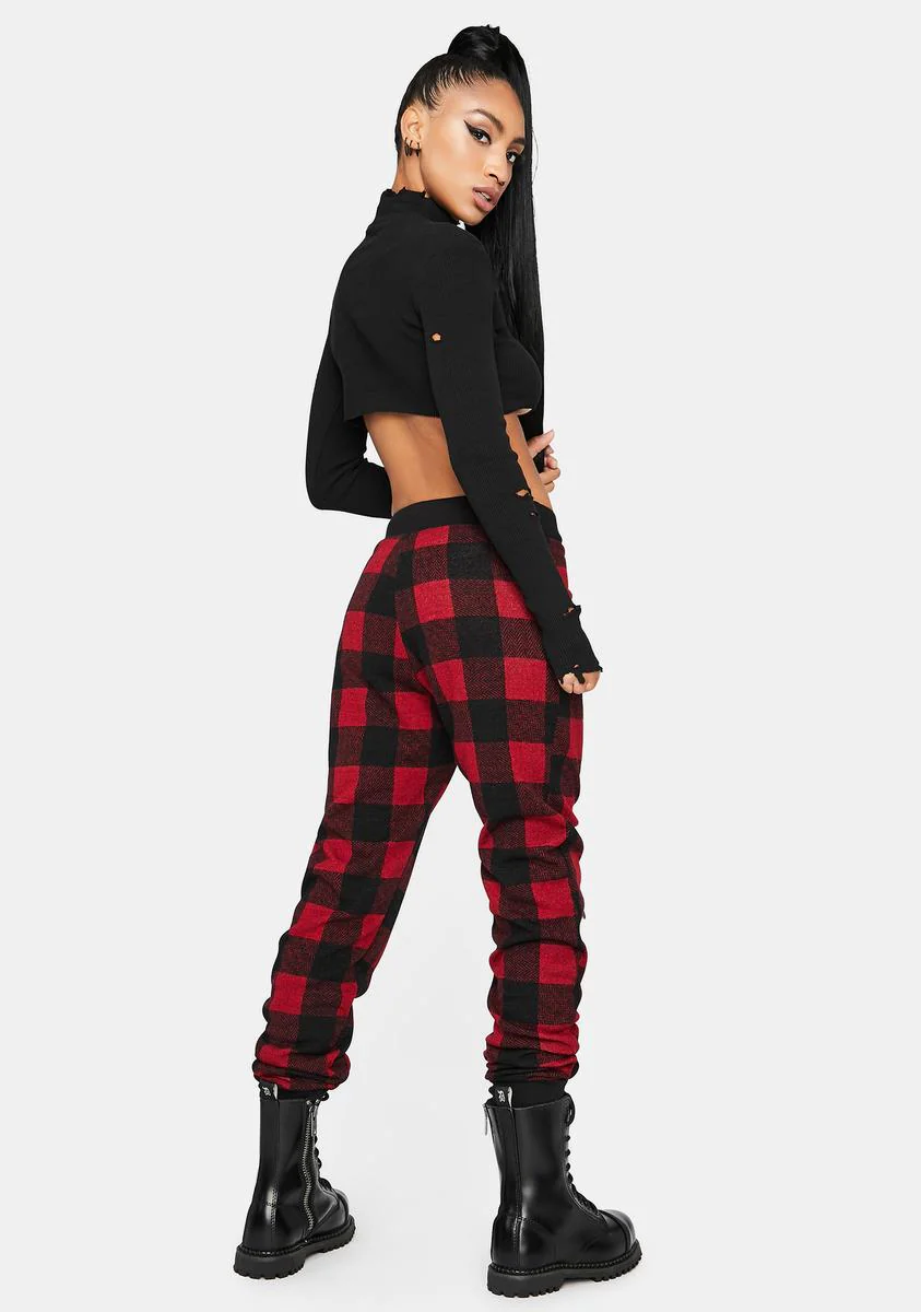 Plaid To Meet You Lounge Pants - Image 4