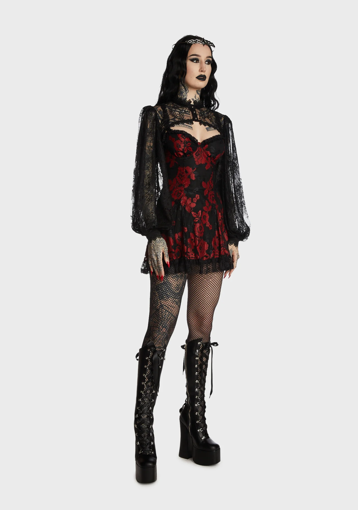 Plant Enchantress Mini Dress - Image 4