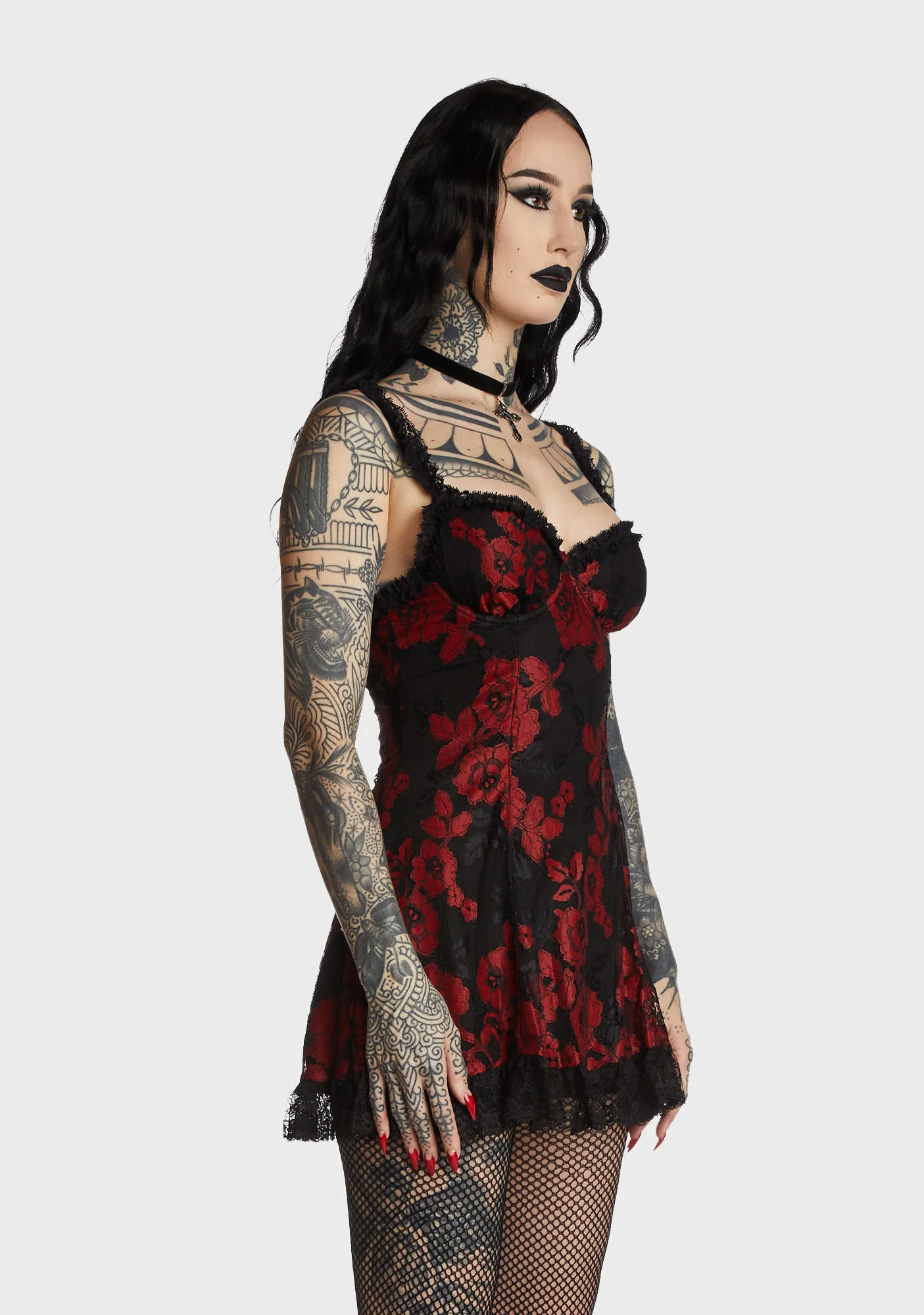 Plant Enchantress Mini Dress - Image 5