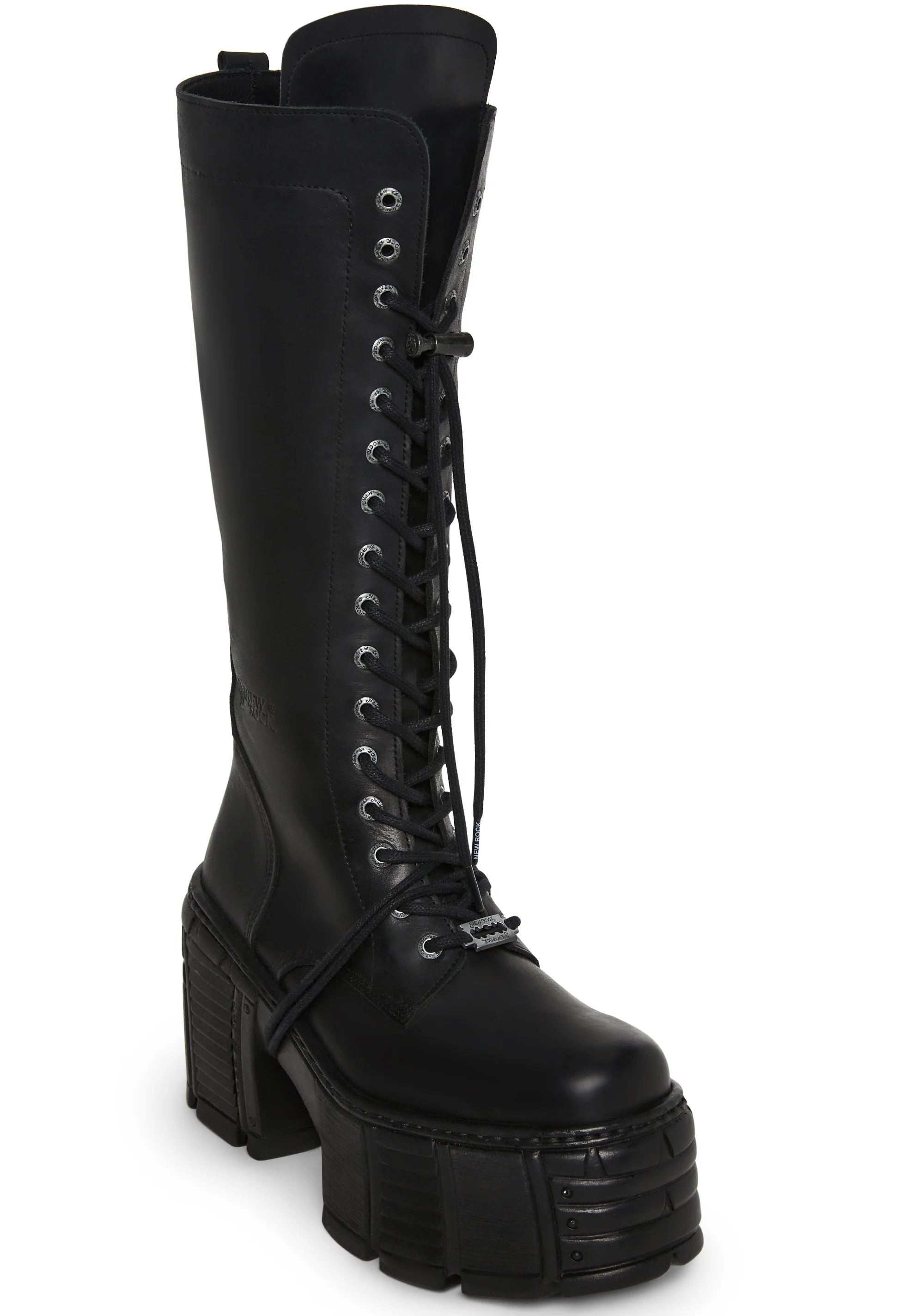 M-TM002-C2 Lace-Up Knee High Boots - Image 2
