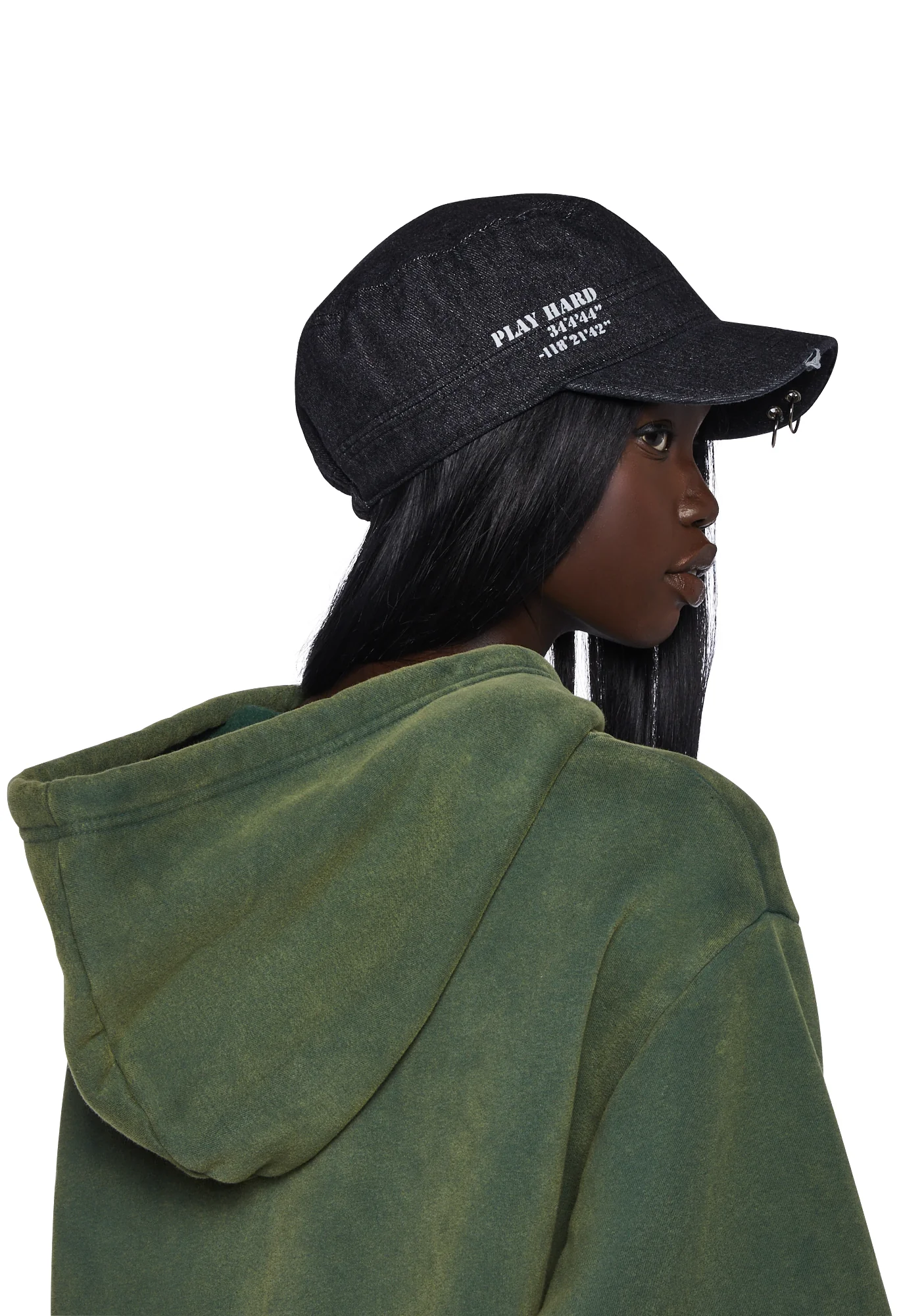 Play Hard Military Hat - Image 4