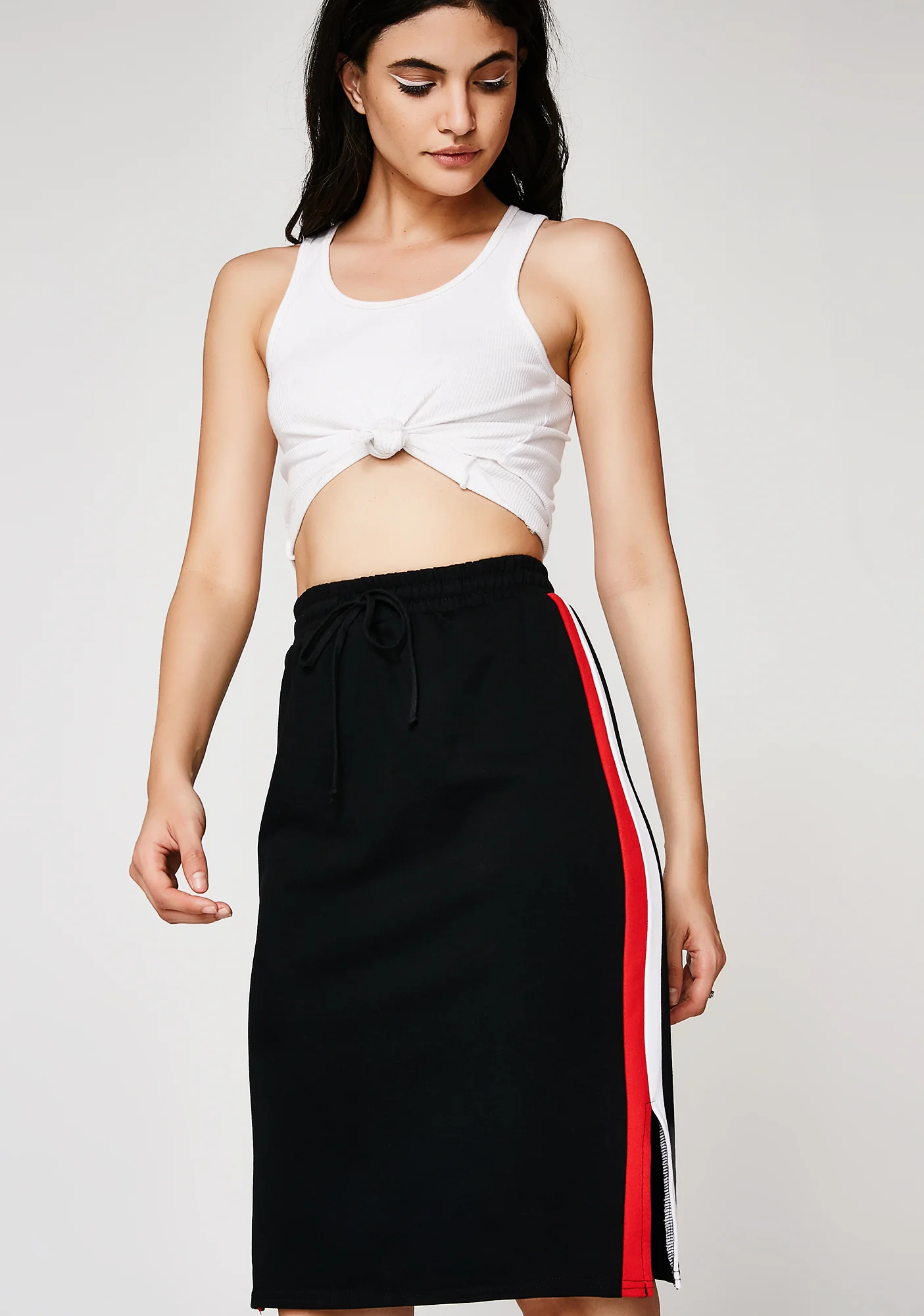 Play Your Part Striped Skirt - Image 3
