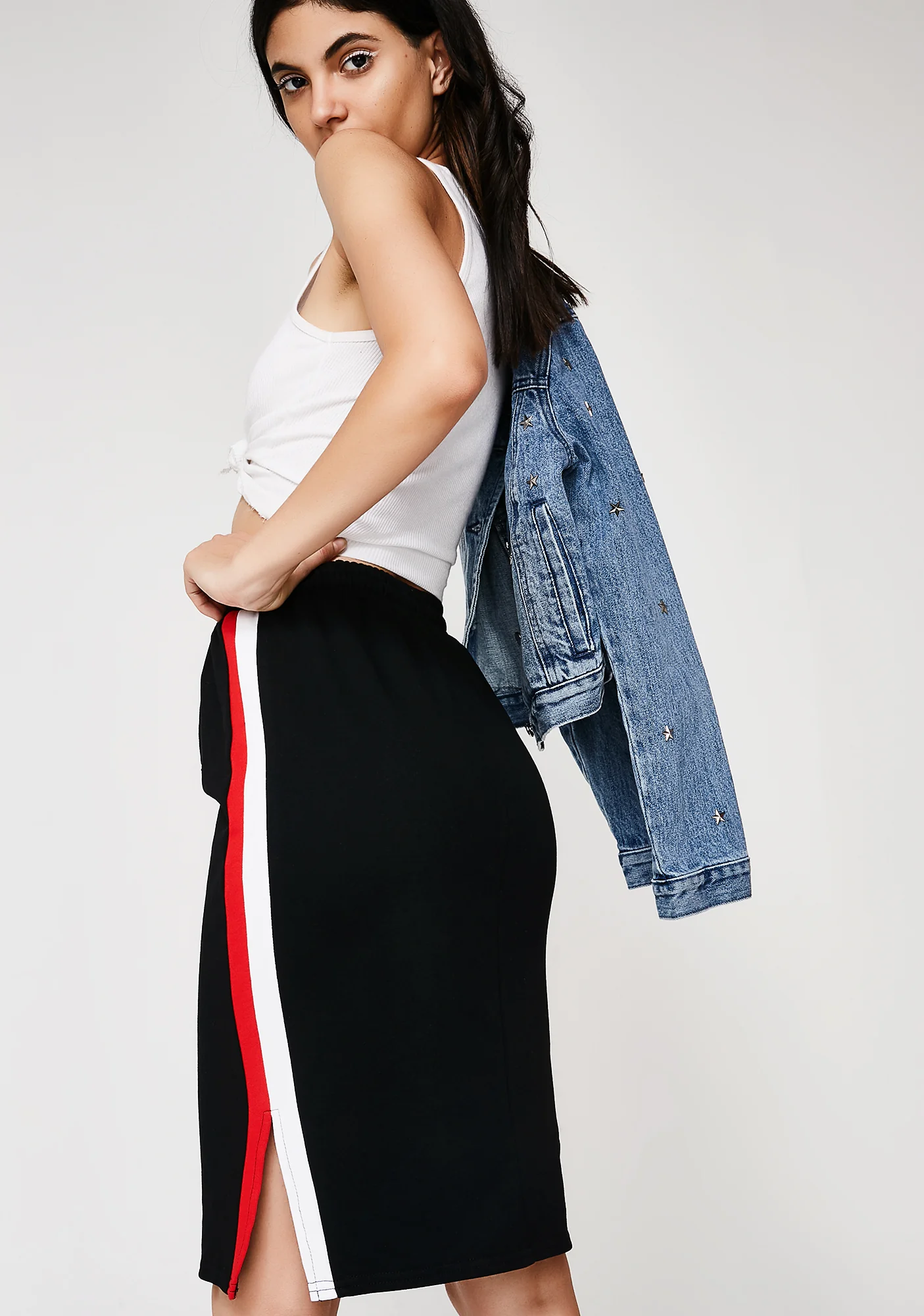 Play Your Part Striped Skirt - Image 7