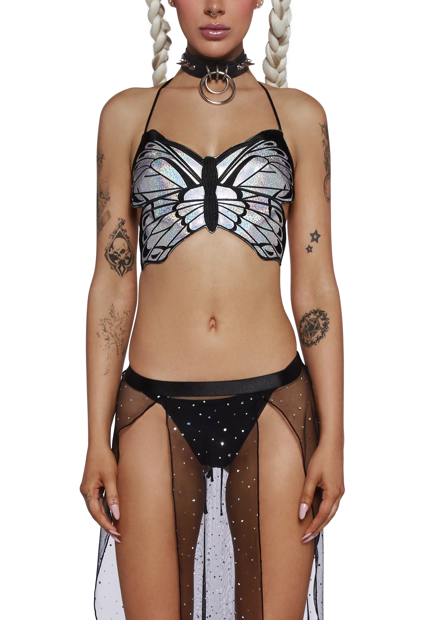 Playa Dreamin' Butterfly Top - Metallic - Image 5