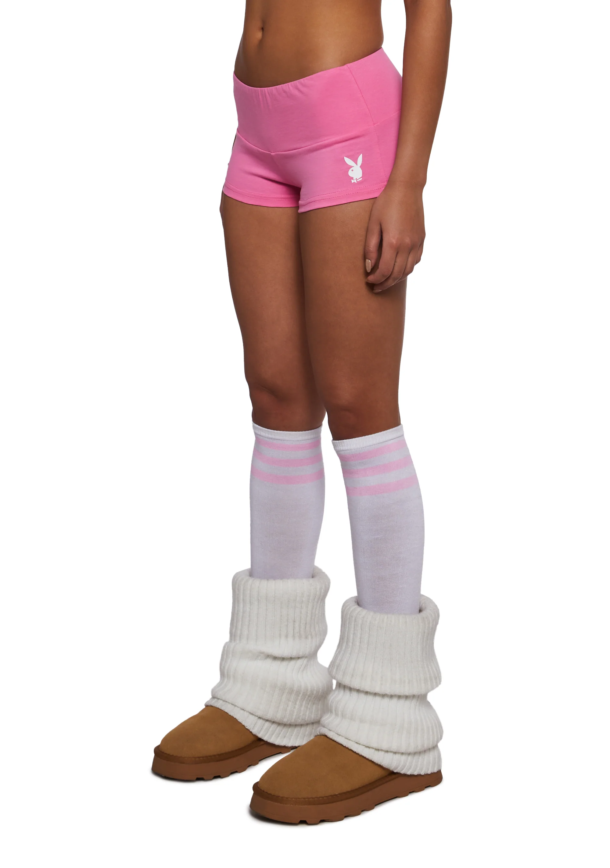 Playboy Mini Shorts - Pink - Image 6