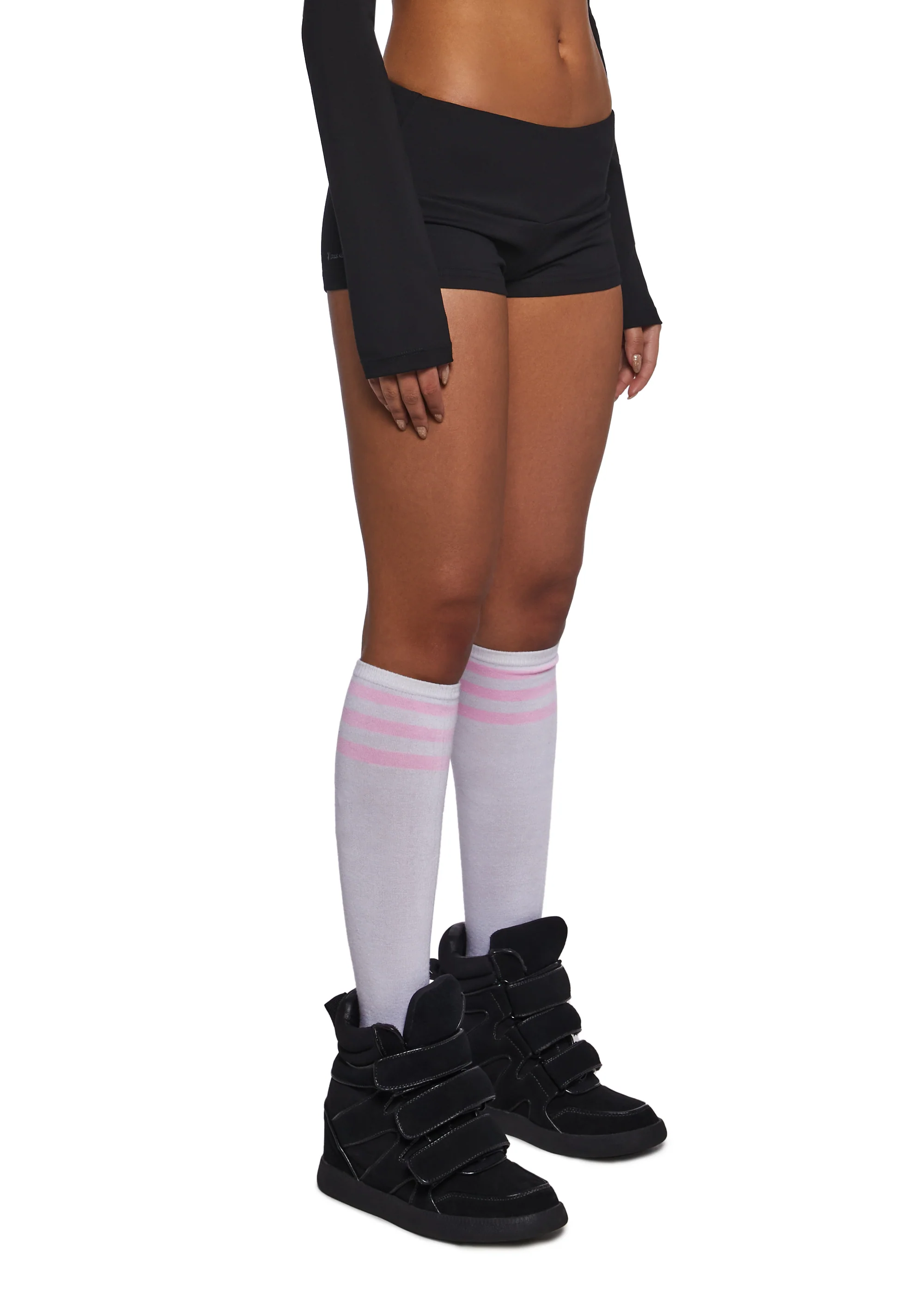 Playboy Mini Shorts - Black - Image 3
