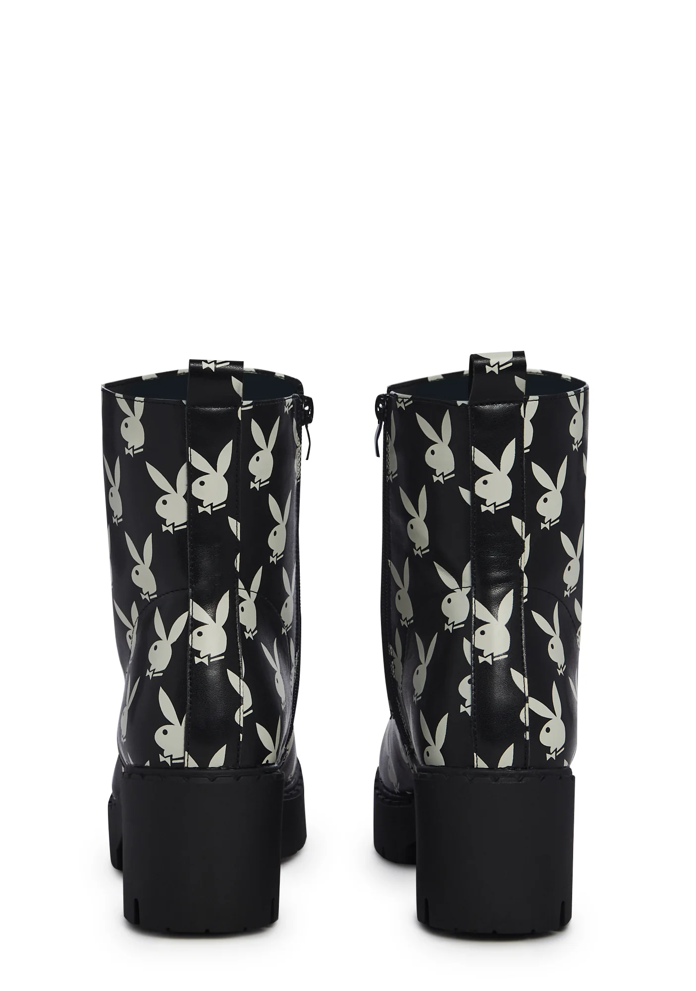 Playboy Reprise Combat Boots - Image 4