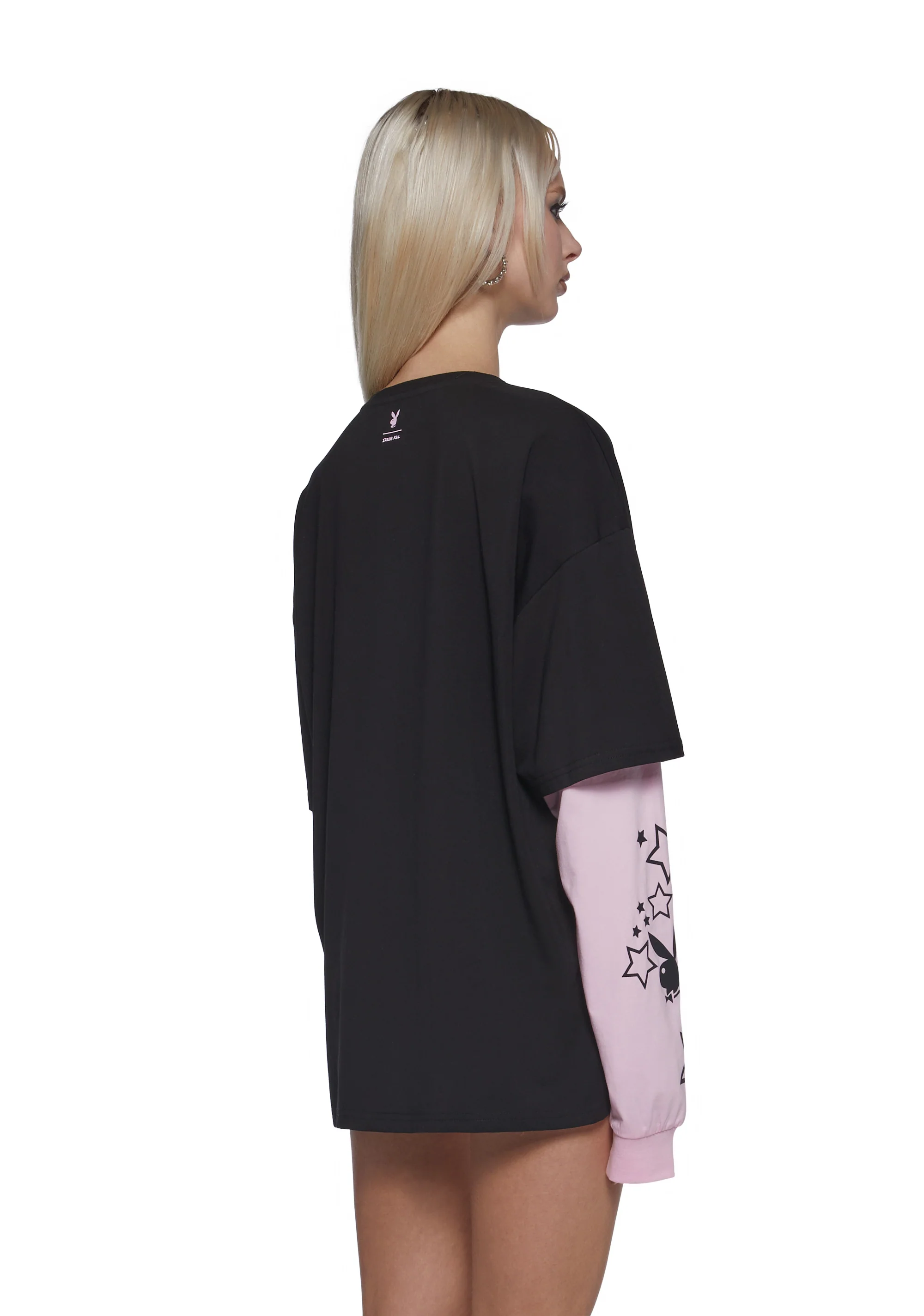 Playboy Twofer Long Sleeve Top - Image 4