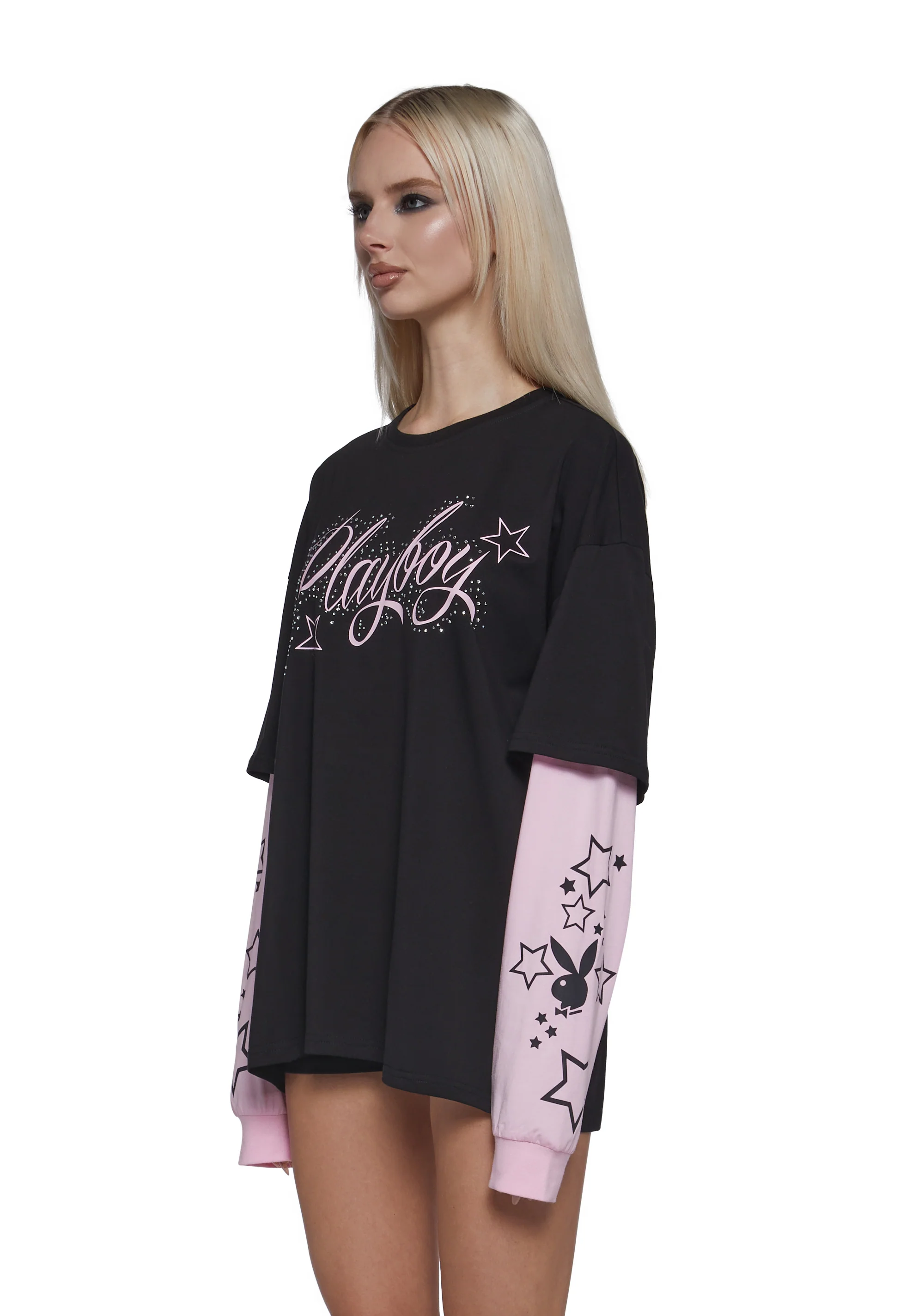 Playboy Twofer Long Sleeve Top - Image 5