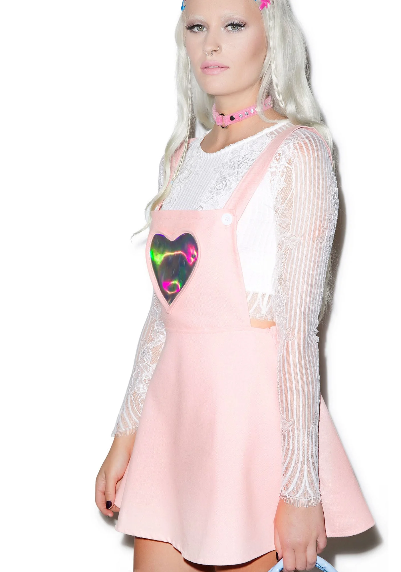 Playin' With Yer Heart Jumper - Pink - Image 20