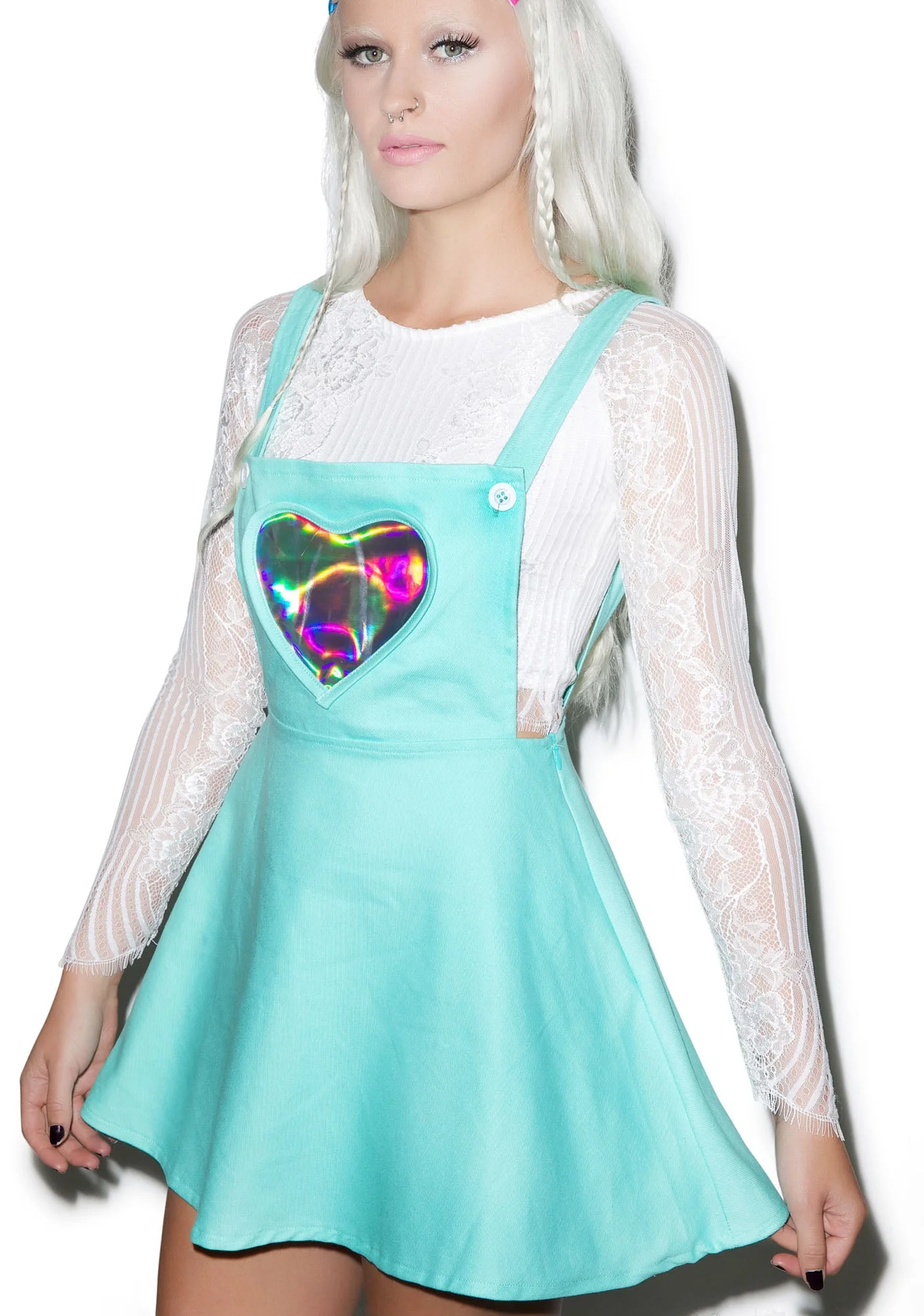 Playin' With Yer Heart Jumper - Pink - Image 4