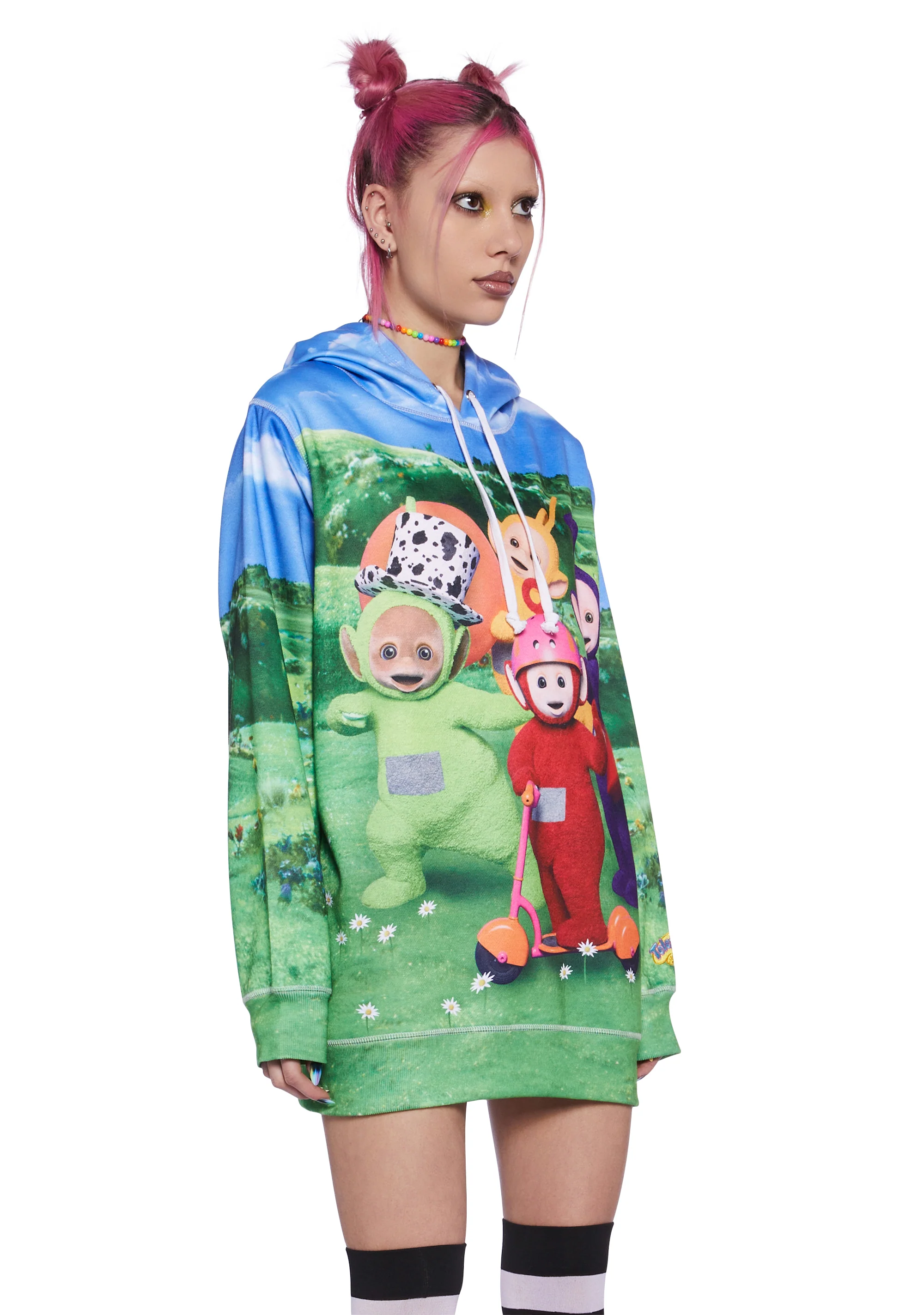 Playing Games Oversized Hoodie - Image 3