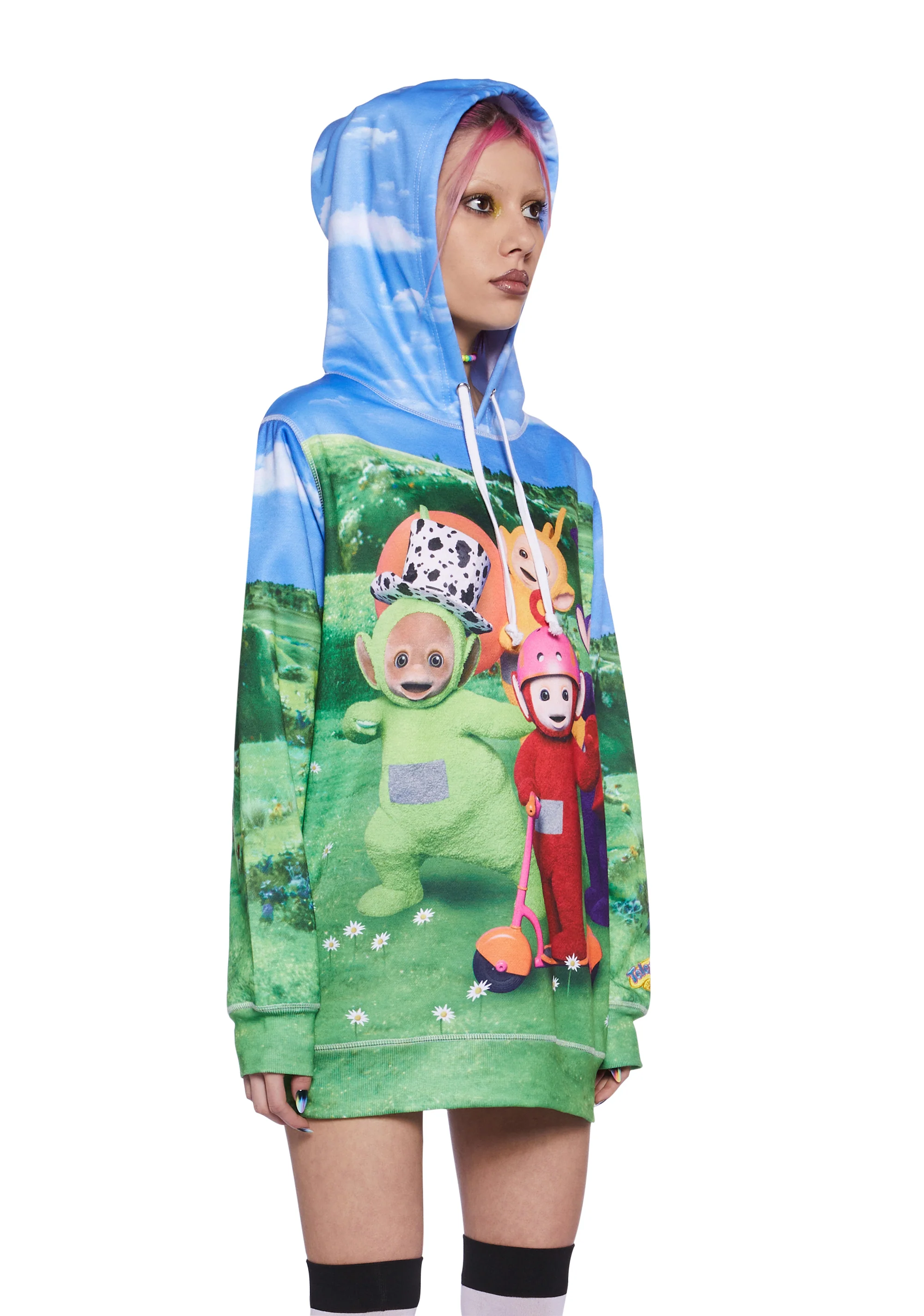 Playing Games Oversized Hoodie - Image 5