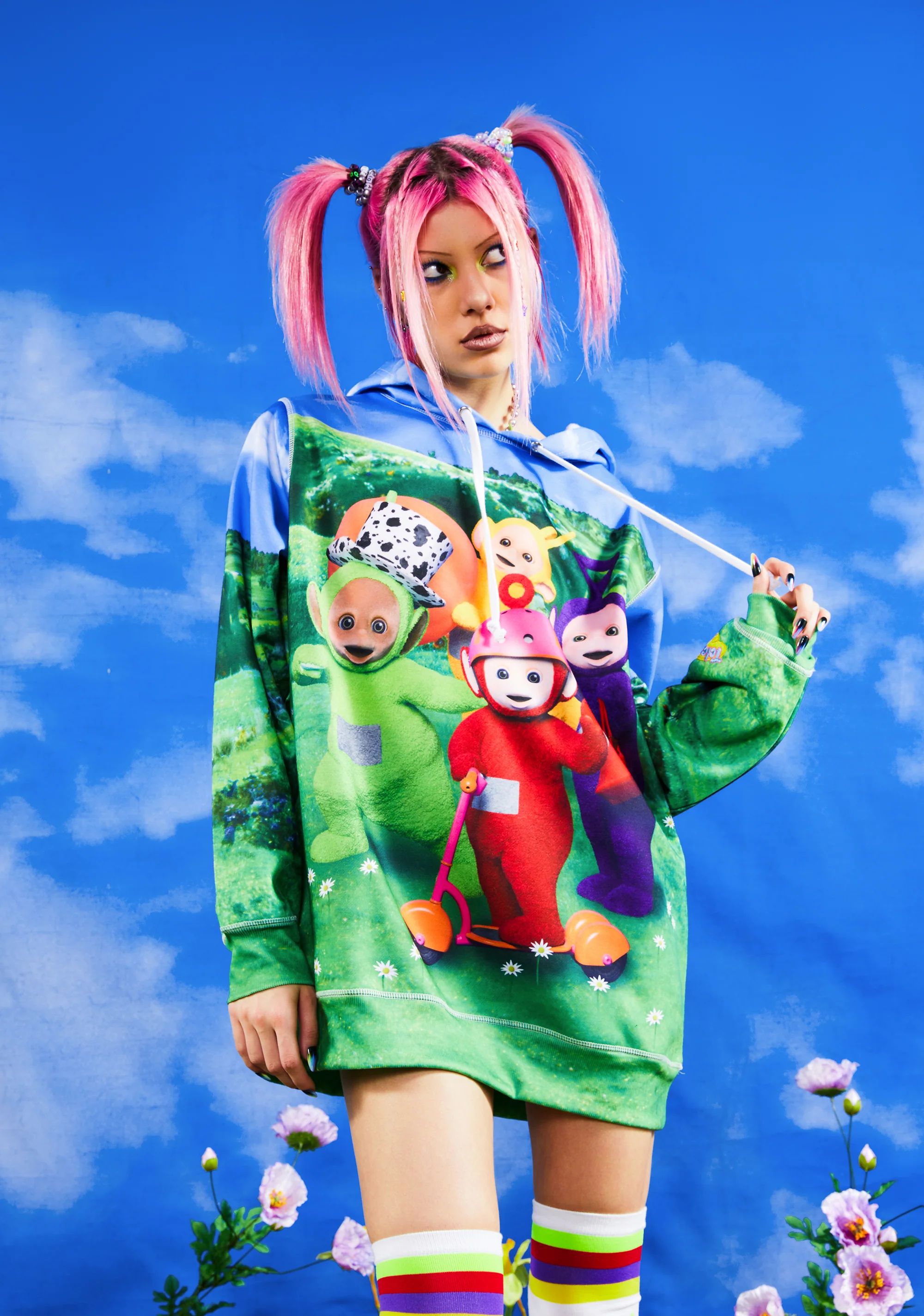Playing Games Oversized Hoodie - Image 6