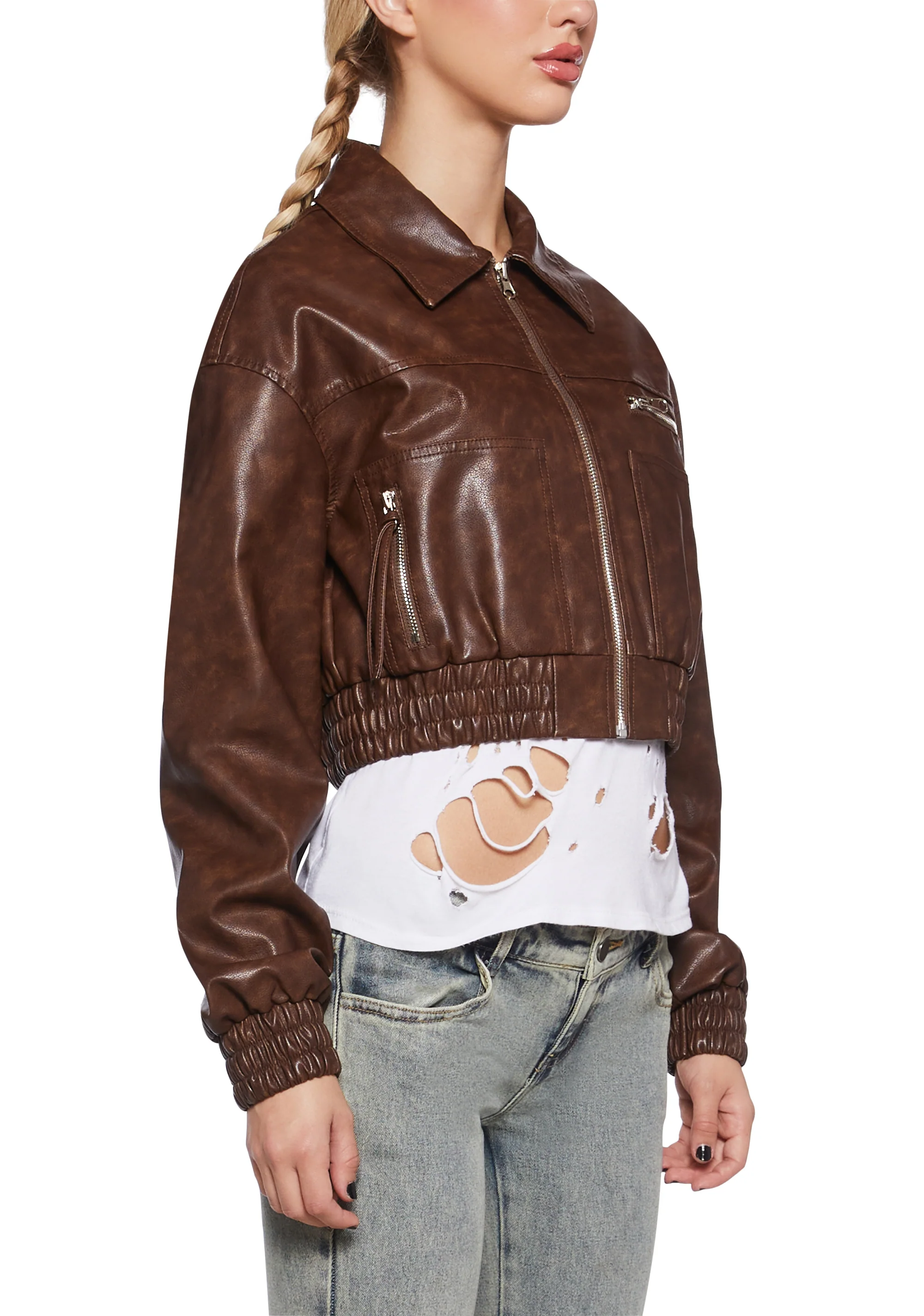 Playing It Cool Bomber Jacket - Image 5