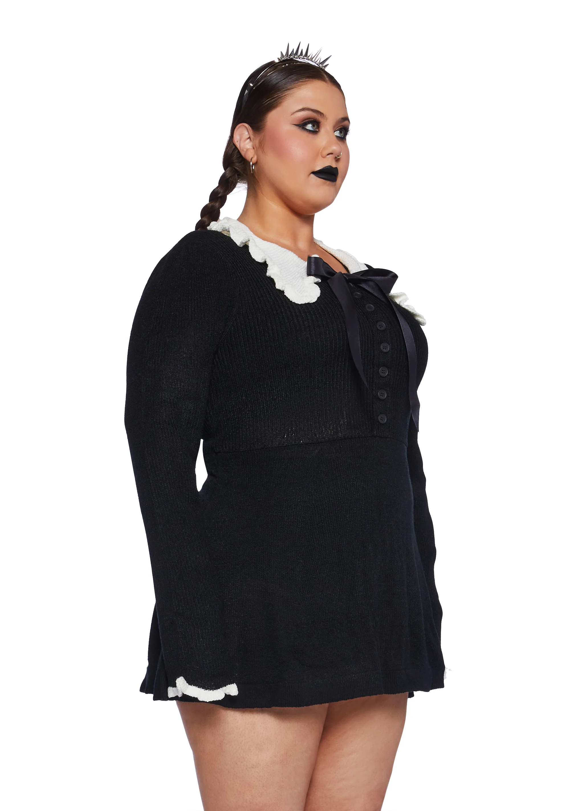 Plus Bad Ideas Sweater Dress - Image 4