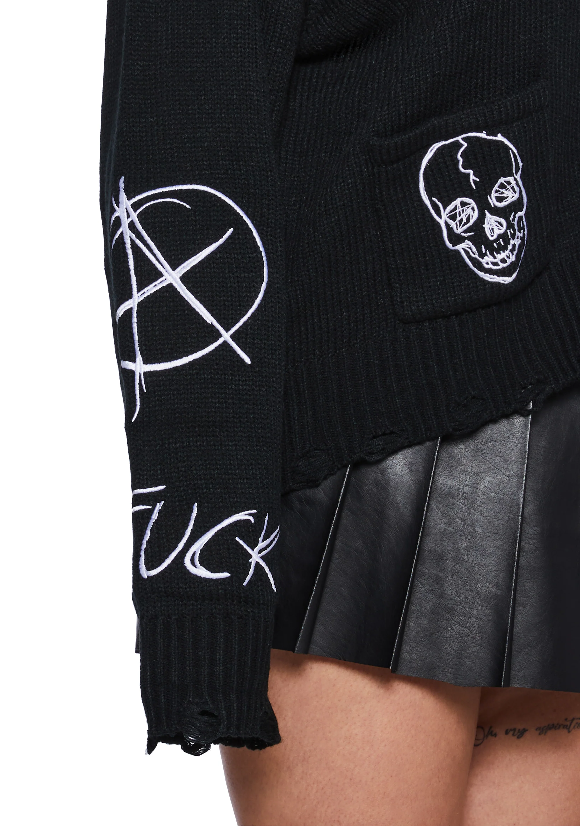 Plus Bad Play Knit Cardigan - Image 3