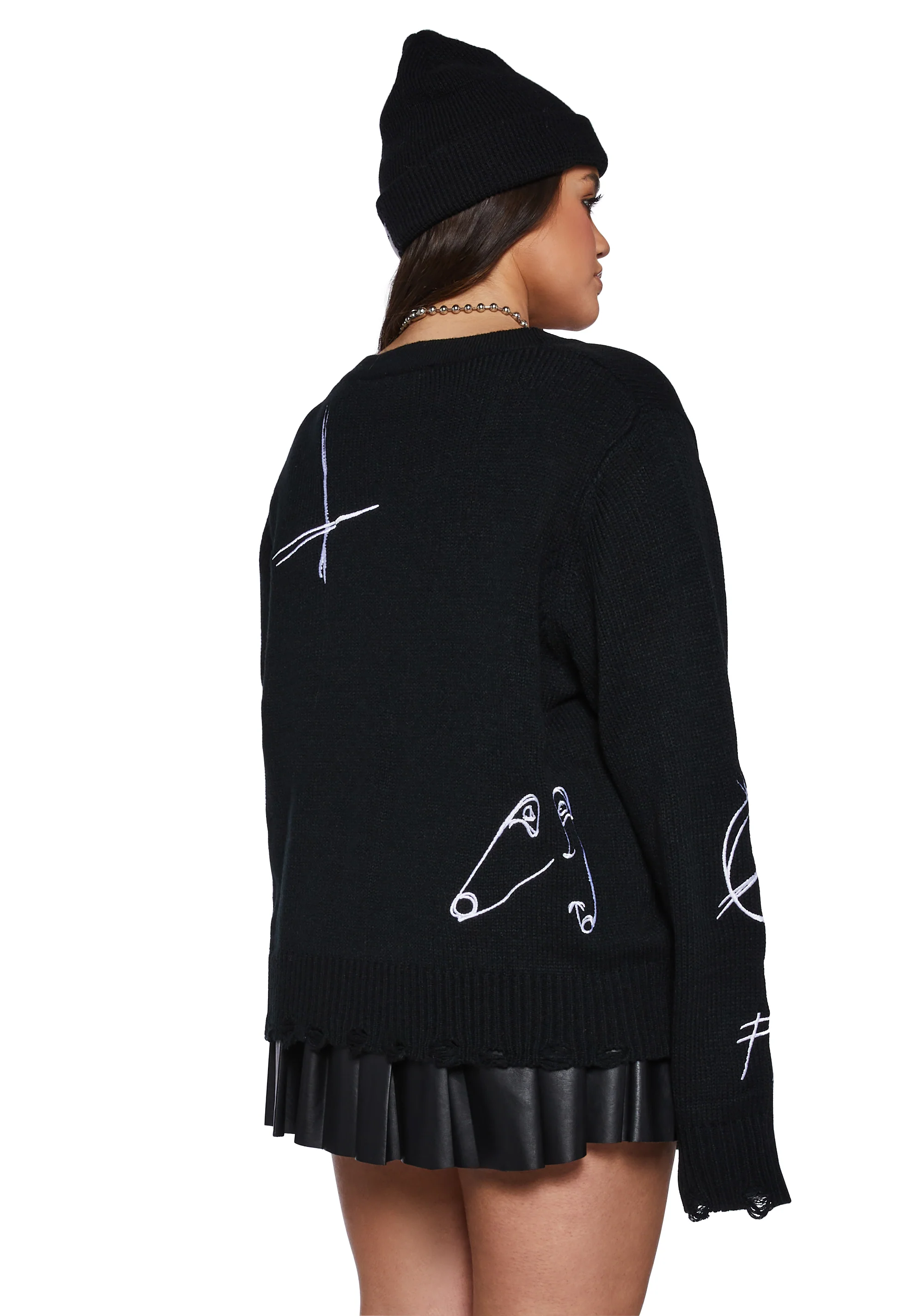 Plus Bad Play Knit Cardigan - Image 6