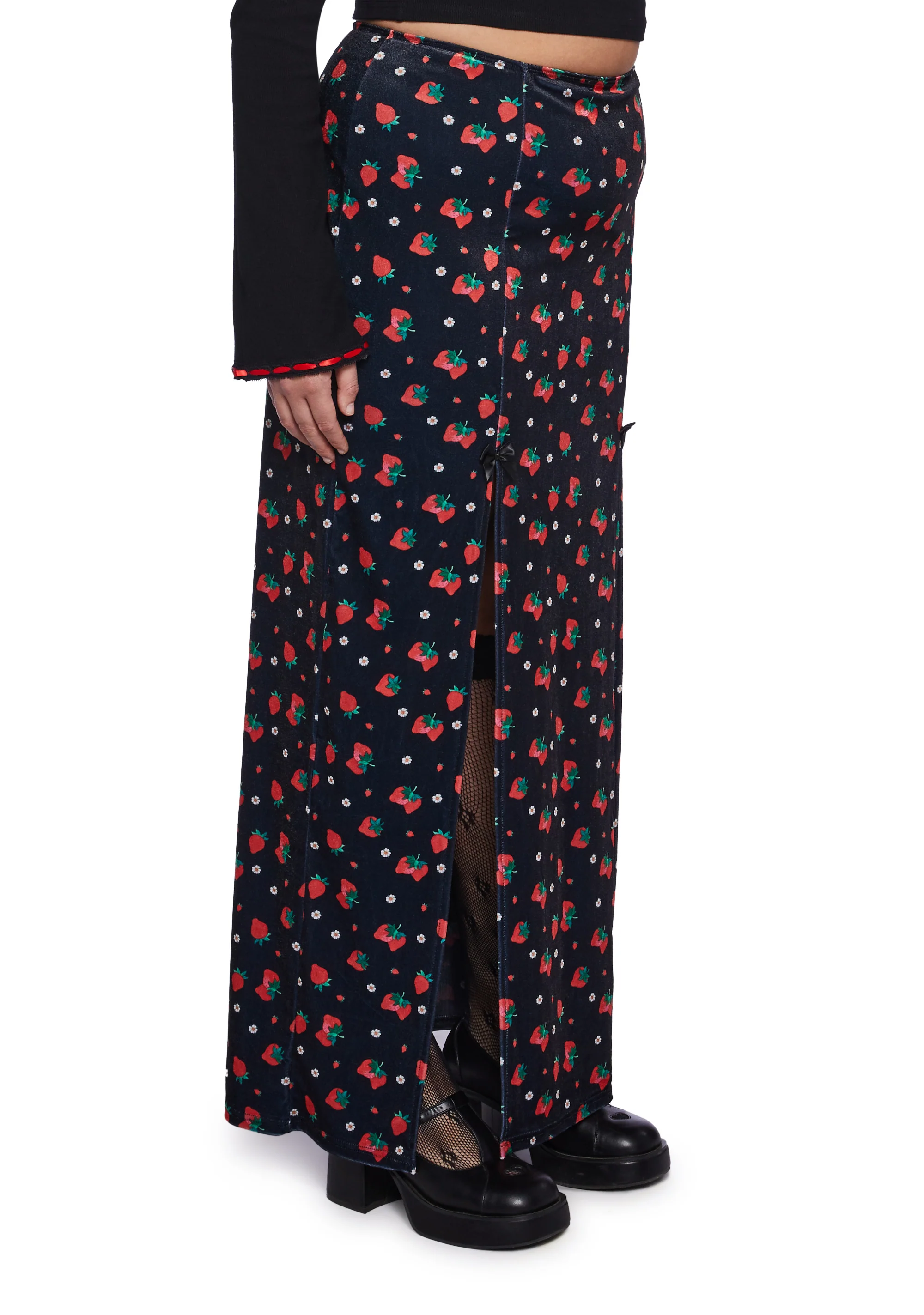 Plus Strawberry Shores Midi Skirt - Image 3