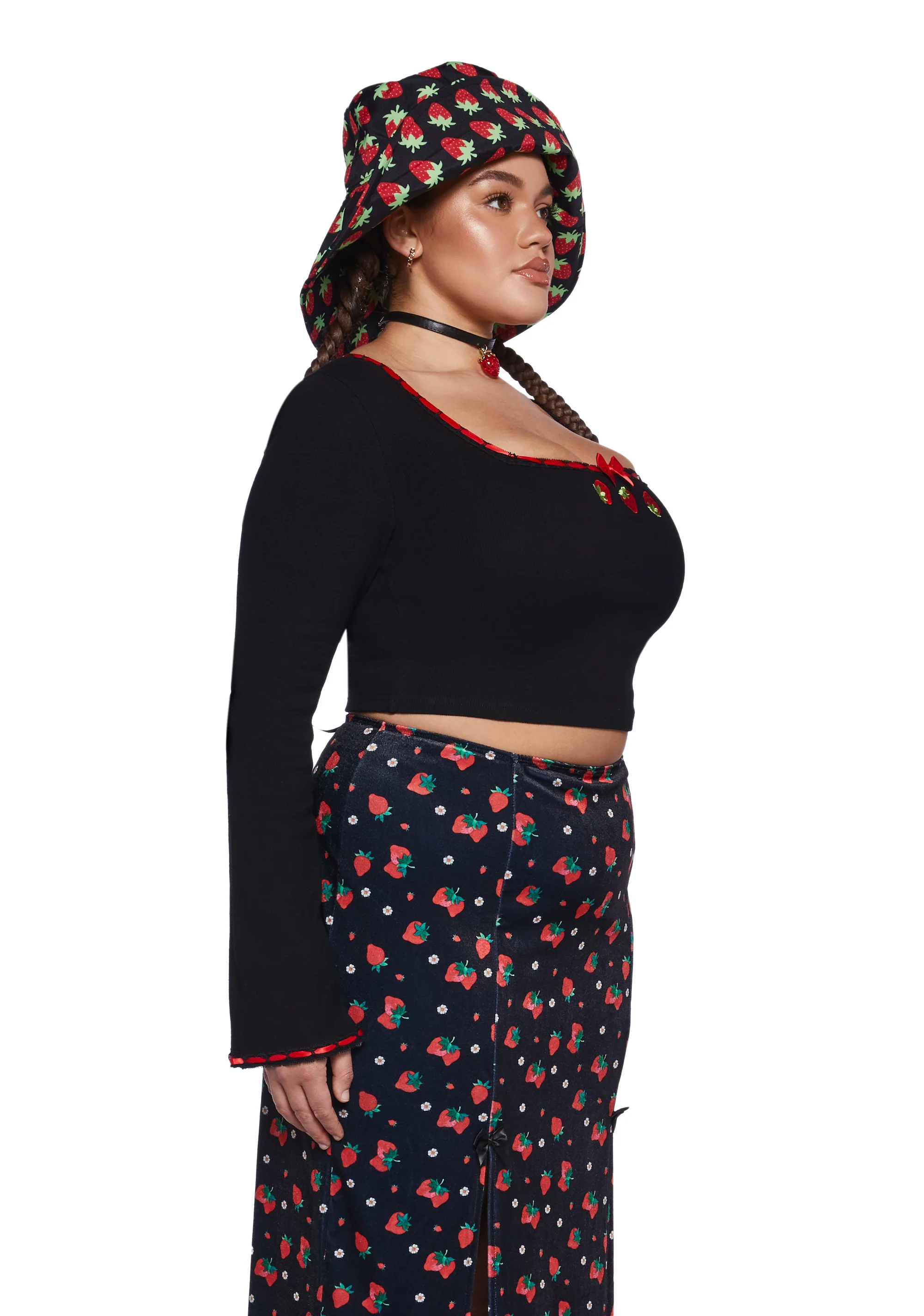 Plus Friendship Blooms Long Sleeve Top - Image 4