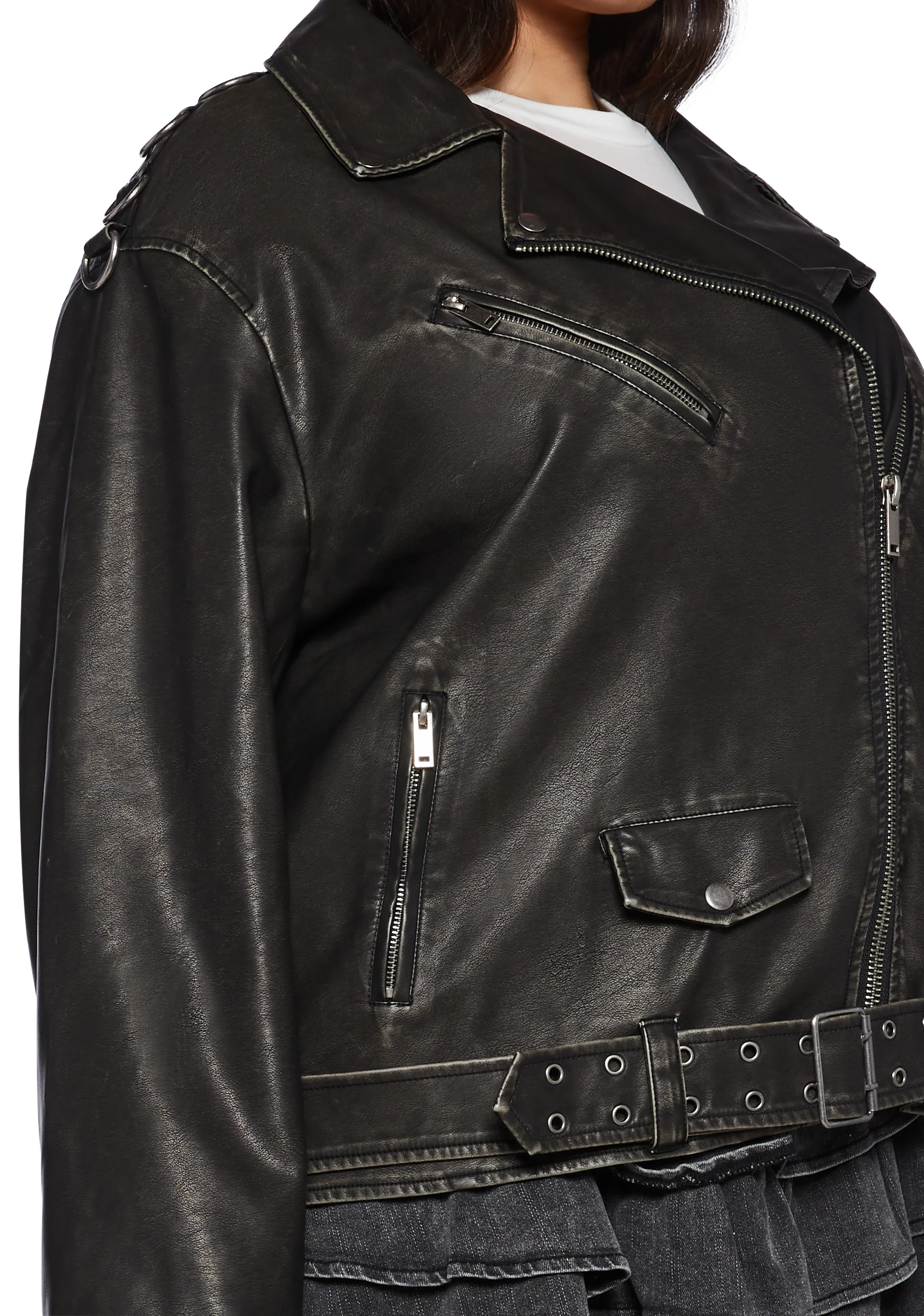 Plus Born To Ride Moto Jacket - Image 6