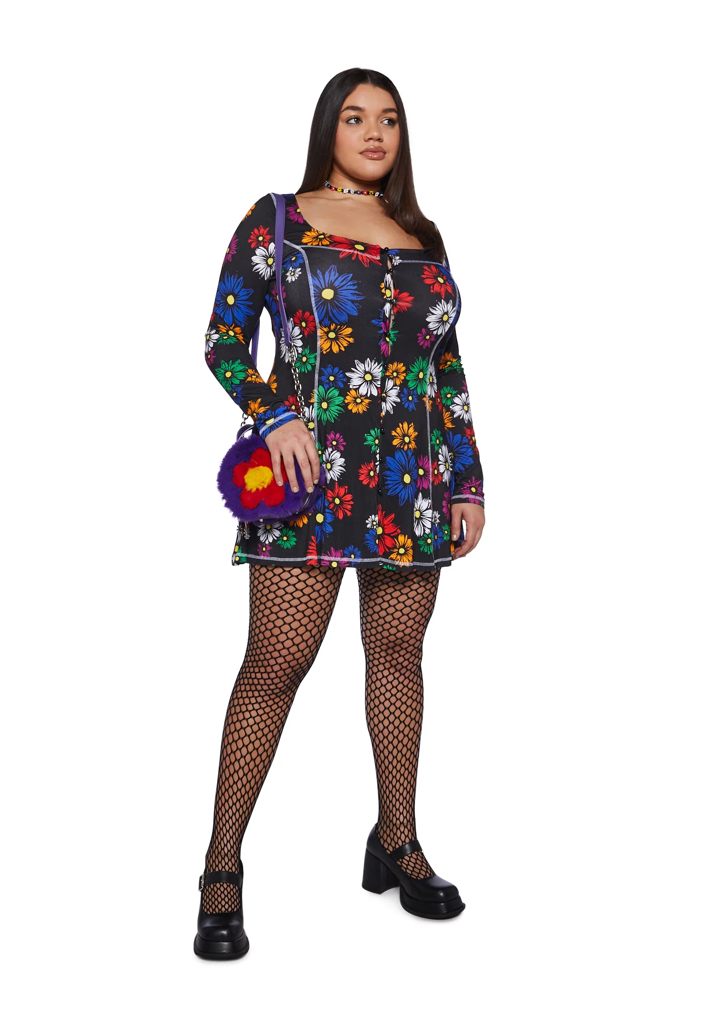 Plus Botanic Bliss Mini Dress - Image 2