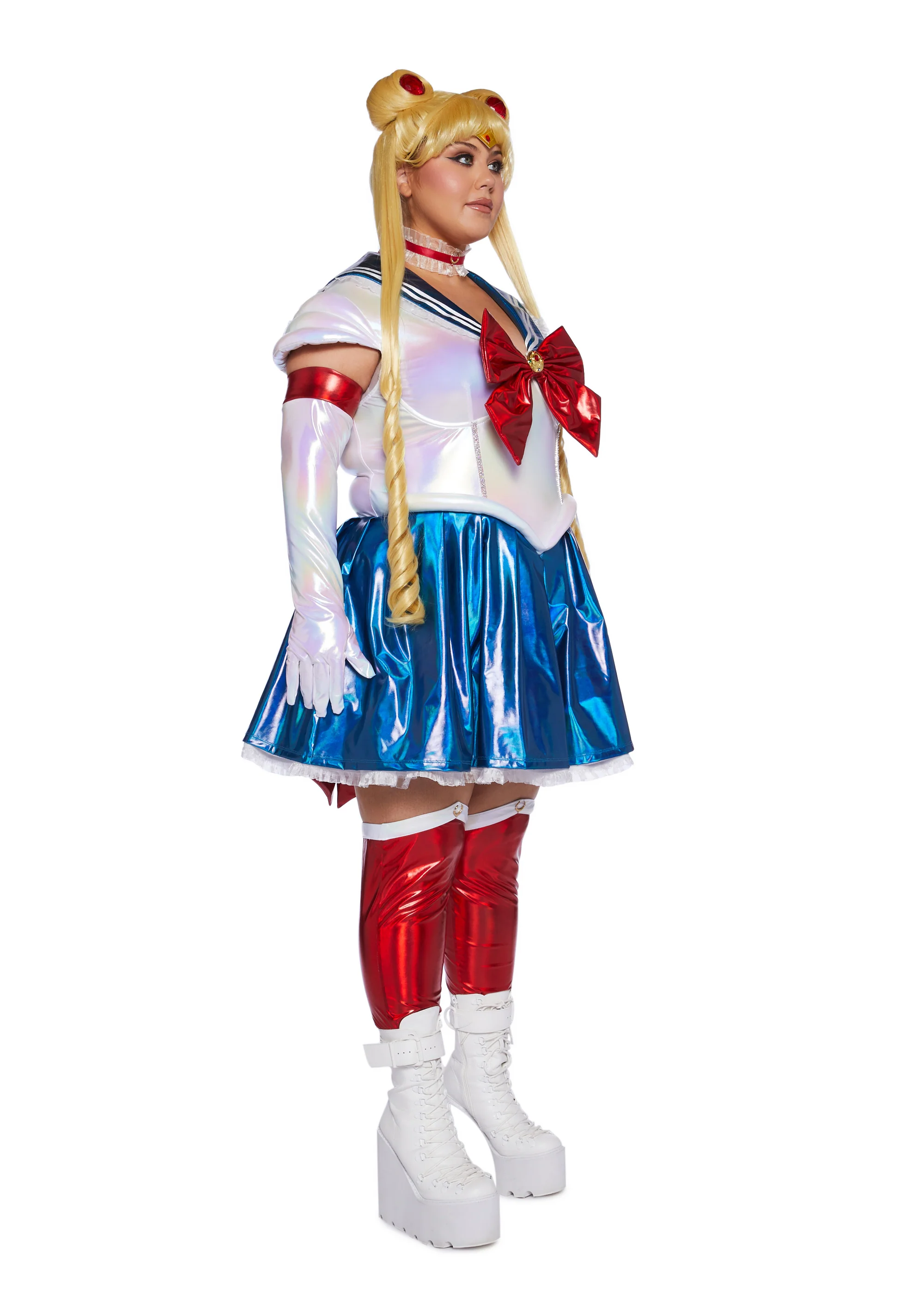 Plus Celestial Sailor Premium Costume And Wig Set - Image 3